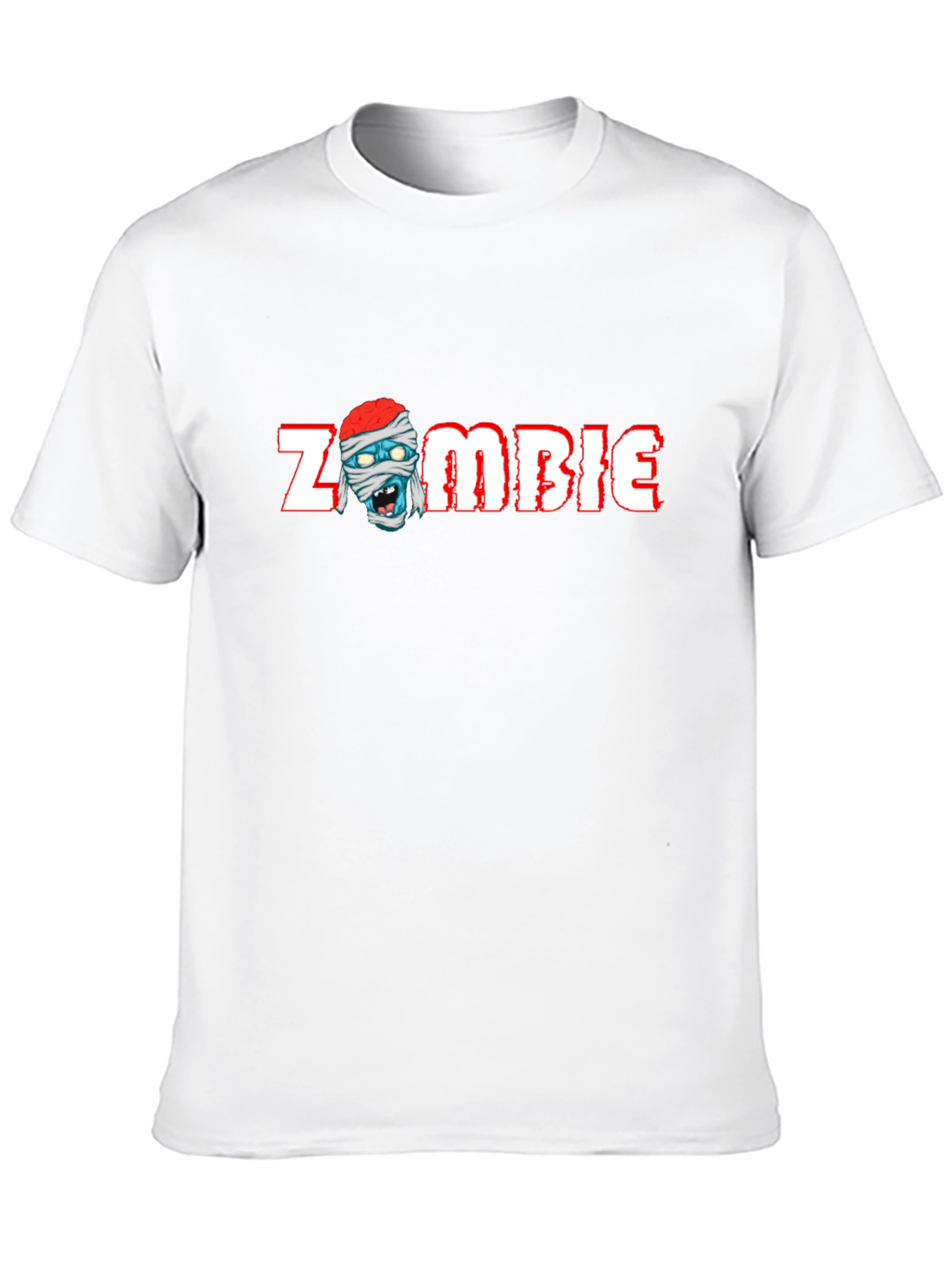 Zombie Mummy Graphic Black T-Shirt