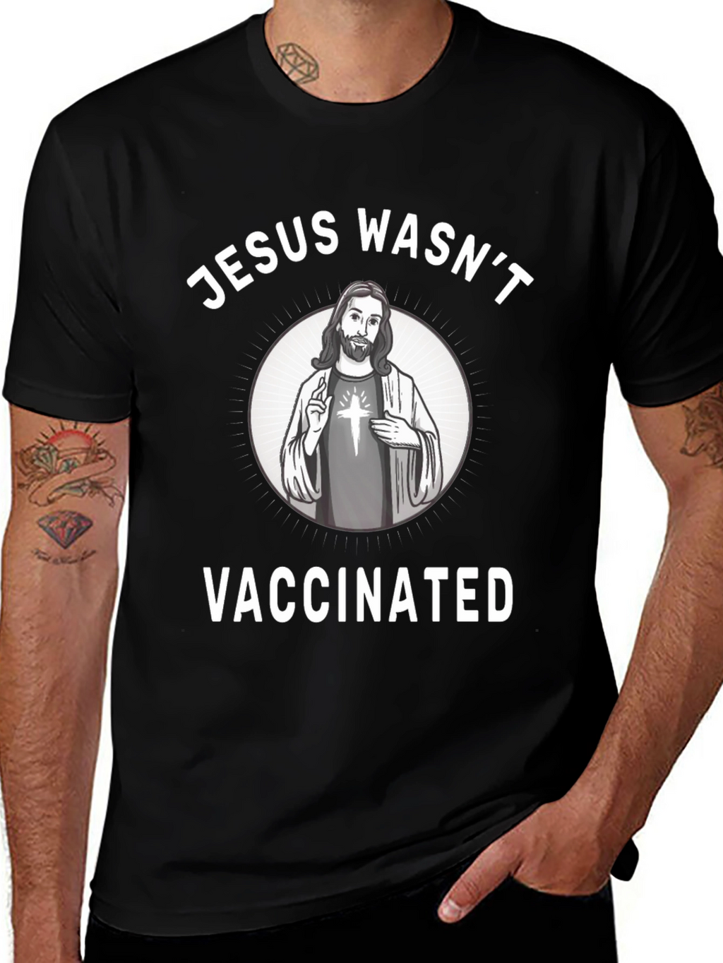 Jesus Wasnt Vaccinated T-Shirt
