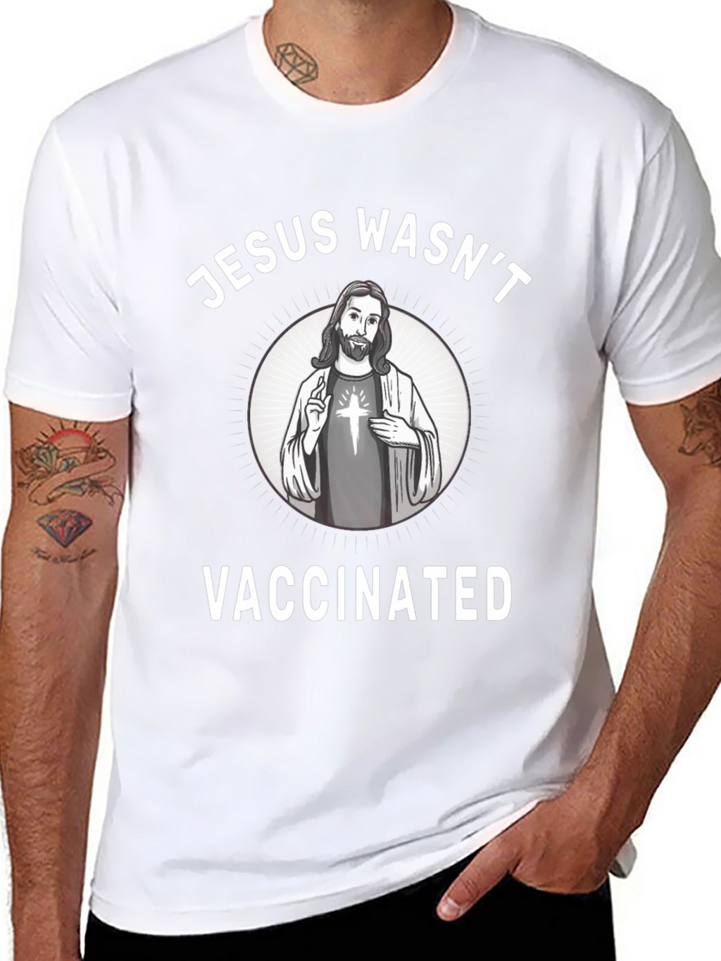 Jesus Wasnt Vaccinated T-Shirt