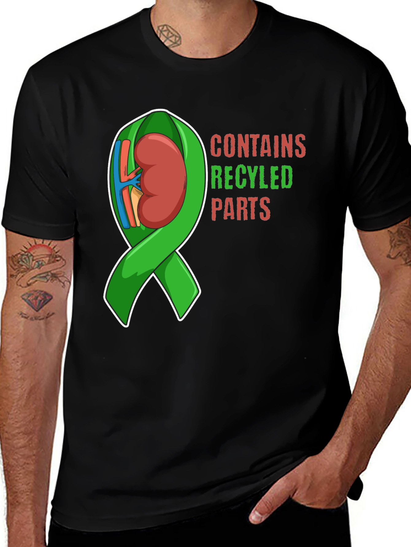 Contains Recycled Parts Kidney T-Shirt