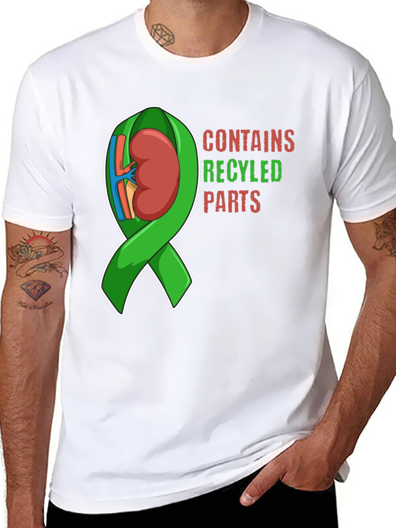 Contains Recycled Parts Kidney T-Shirt