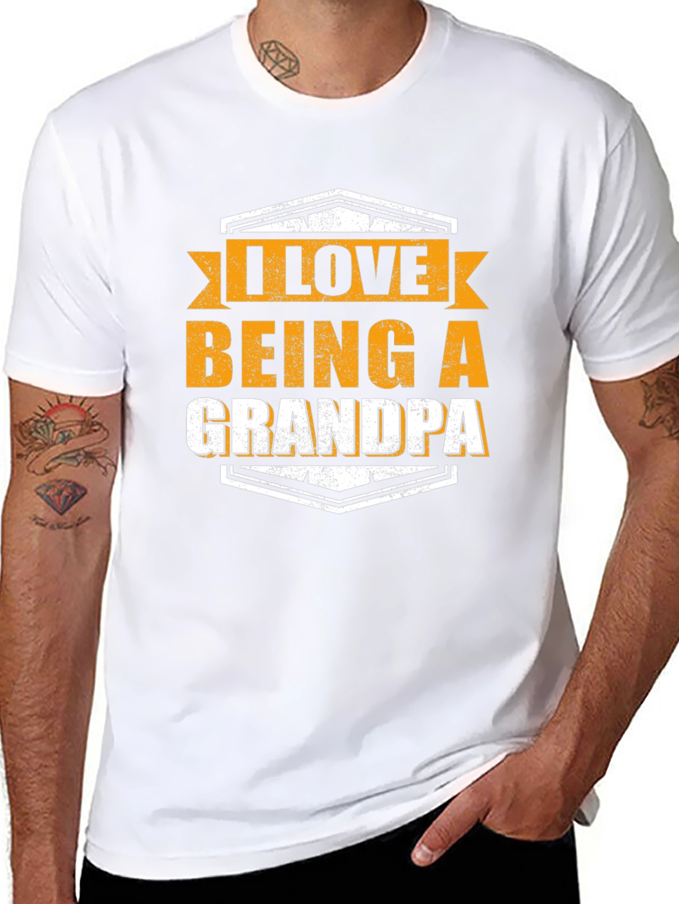 I LOVE BEING A GRANDPA T-Shirt
