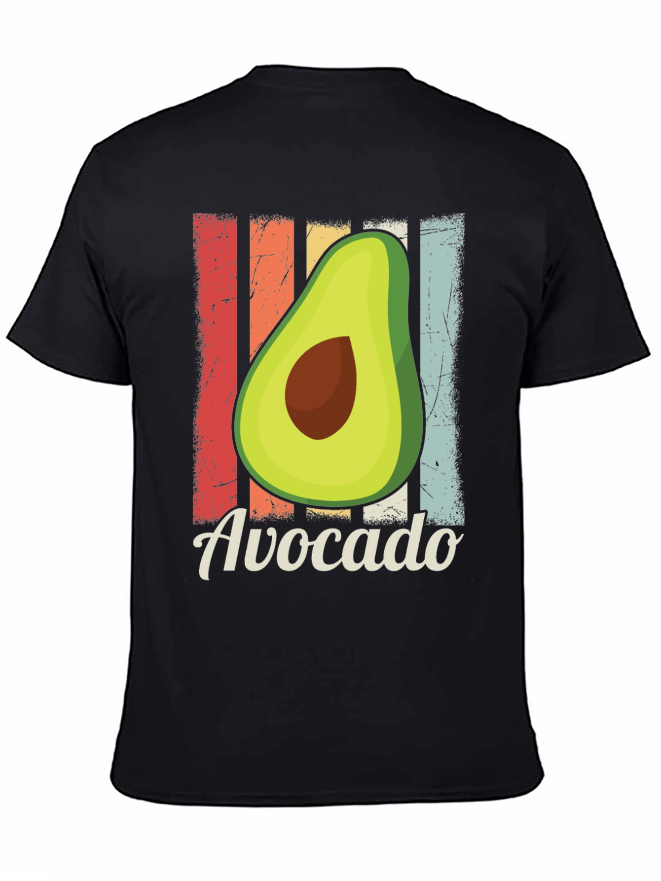 Retro Avocado T-Shirt - Fresh & Fun!