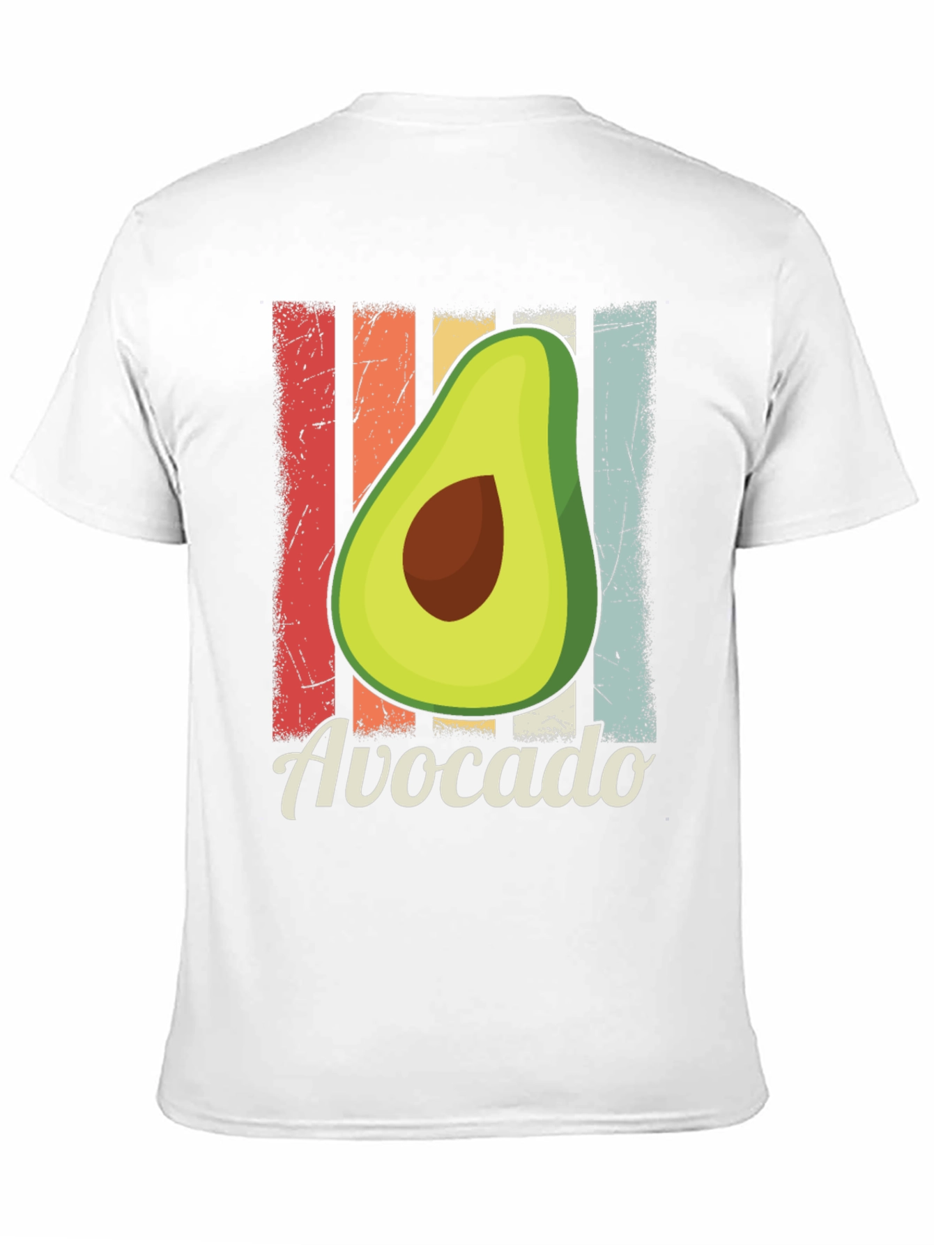 Retro Avocado T-Shirt - Fresh & Fun!
