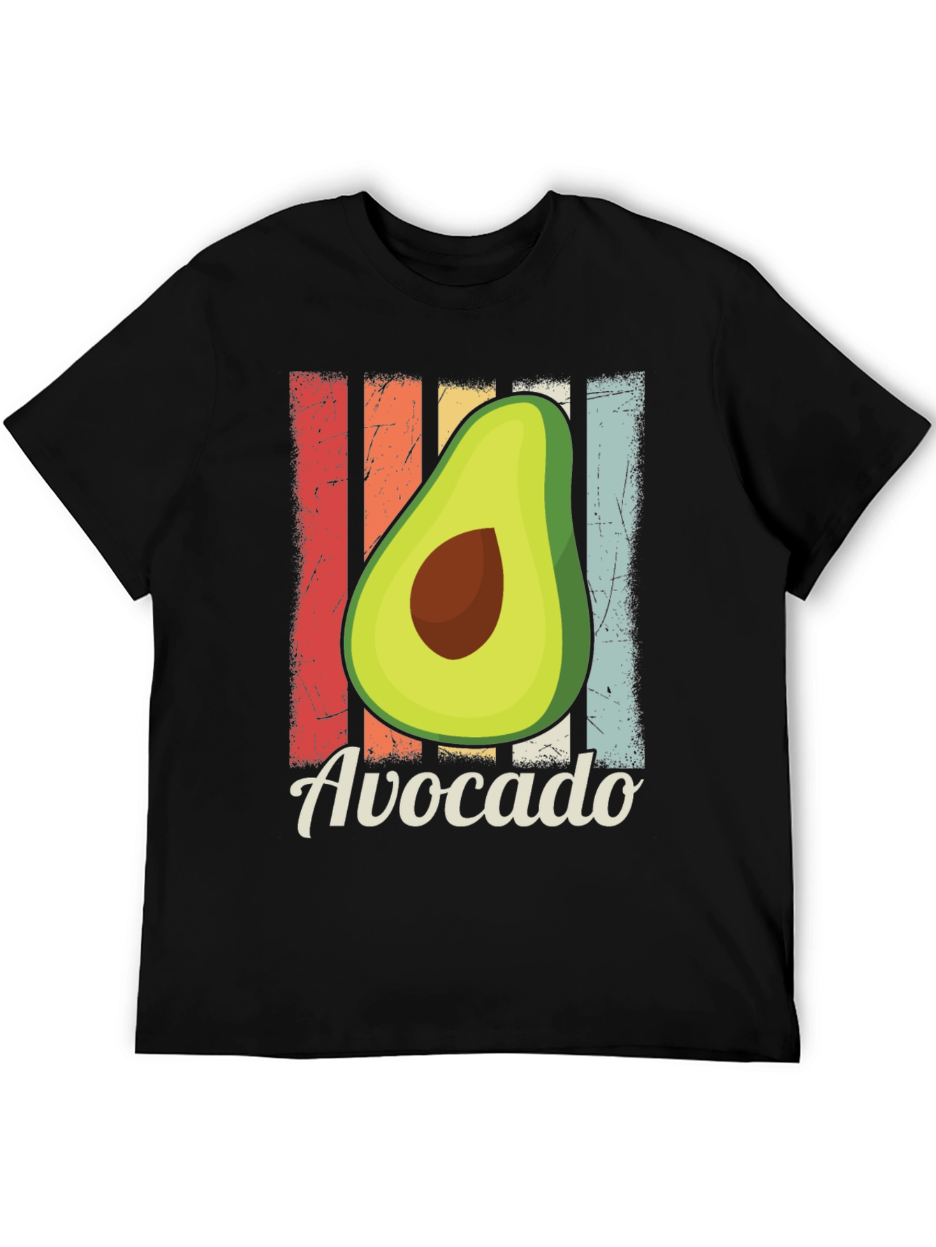 Retro Avocado T-Shirt - Fresh & Fun!