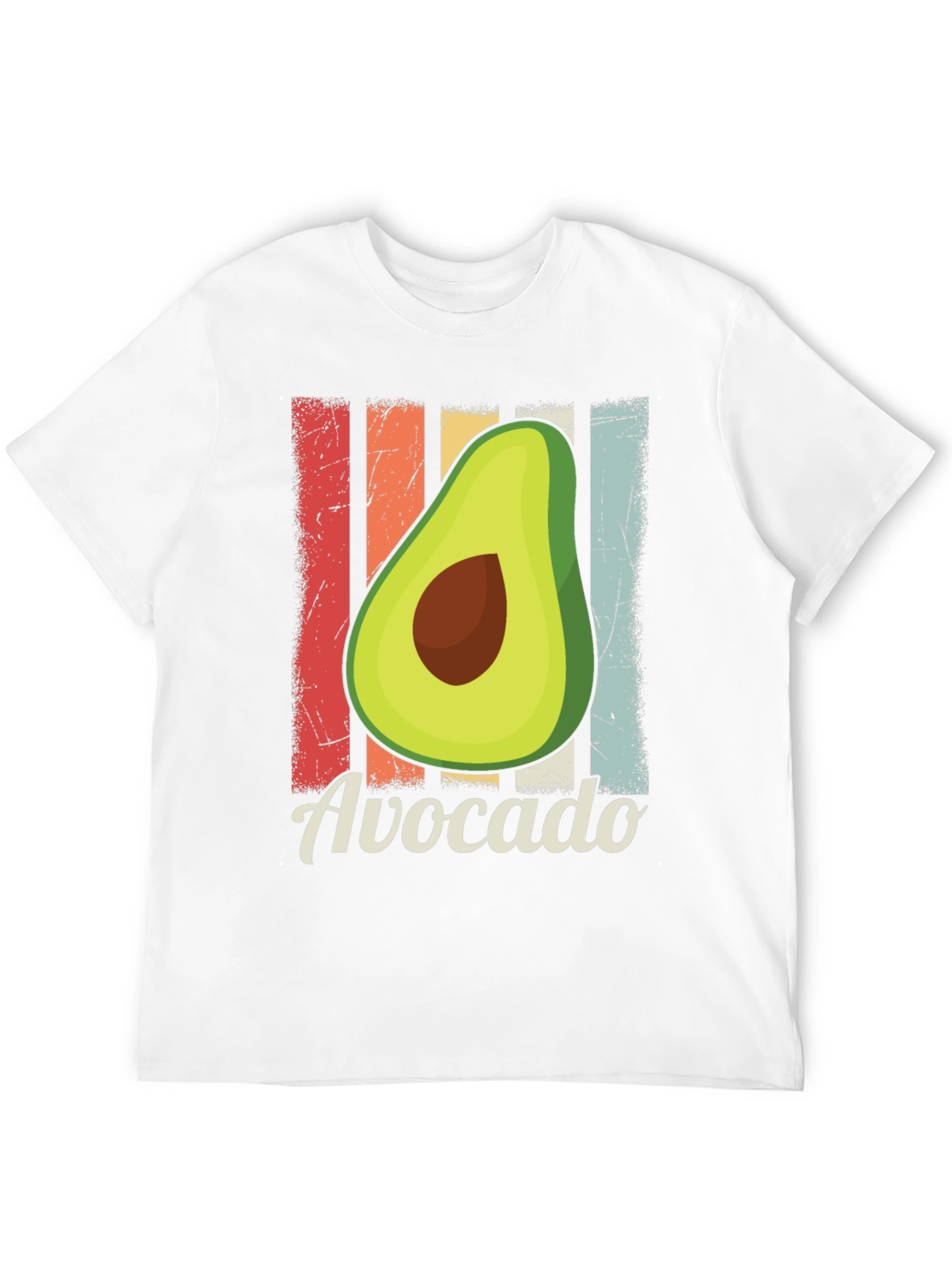 Retro Avocado T-Shirt - Fresh & Fun!