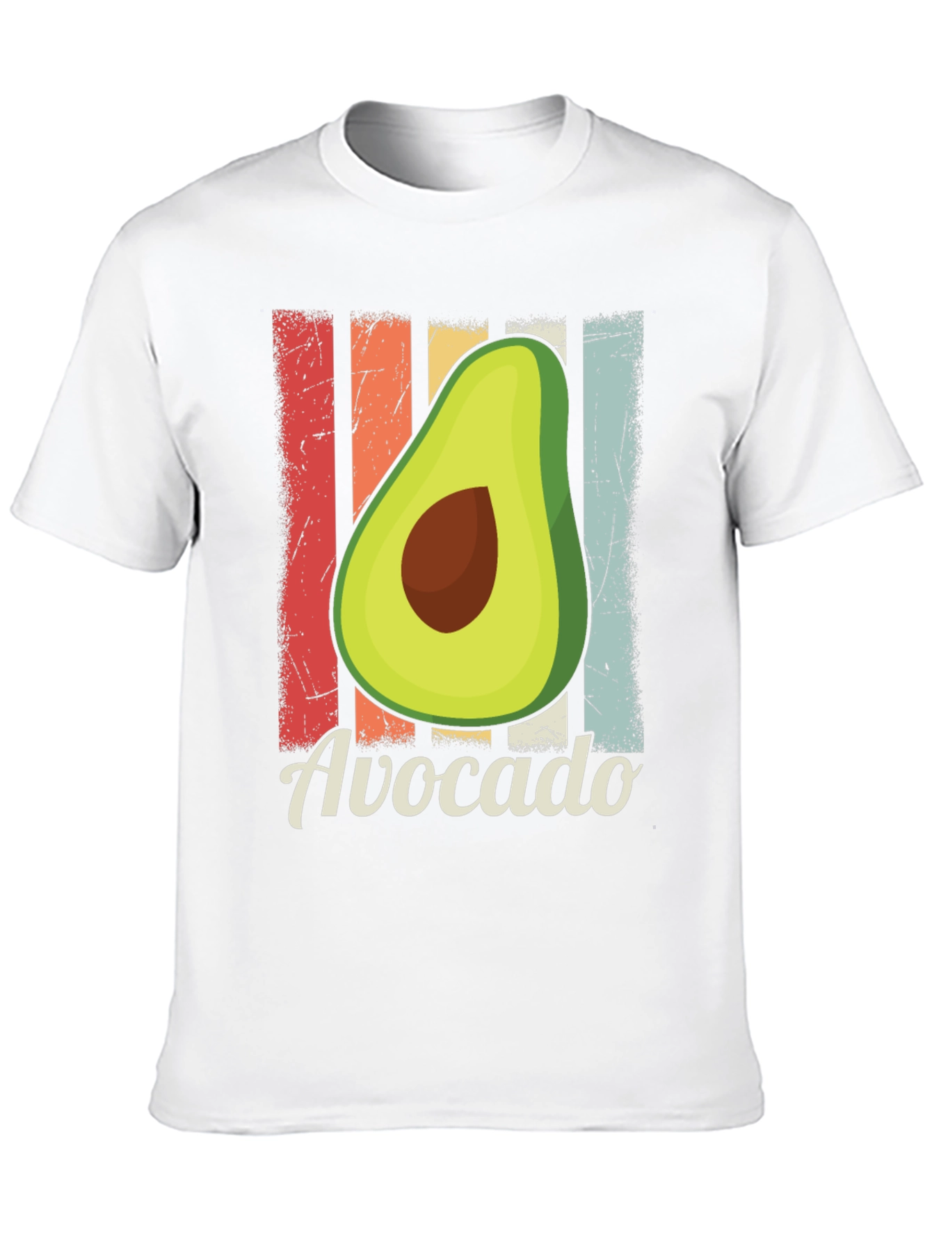 Retro Avocado T-Shirt - Fresh & Fun!