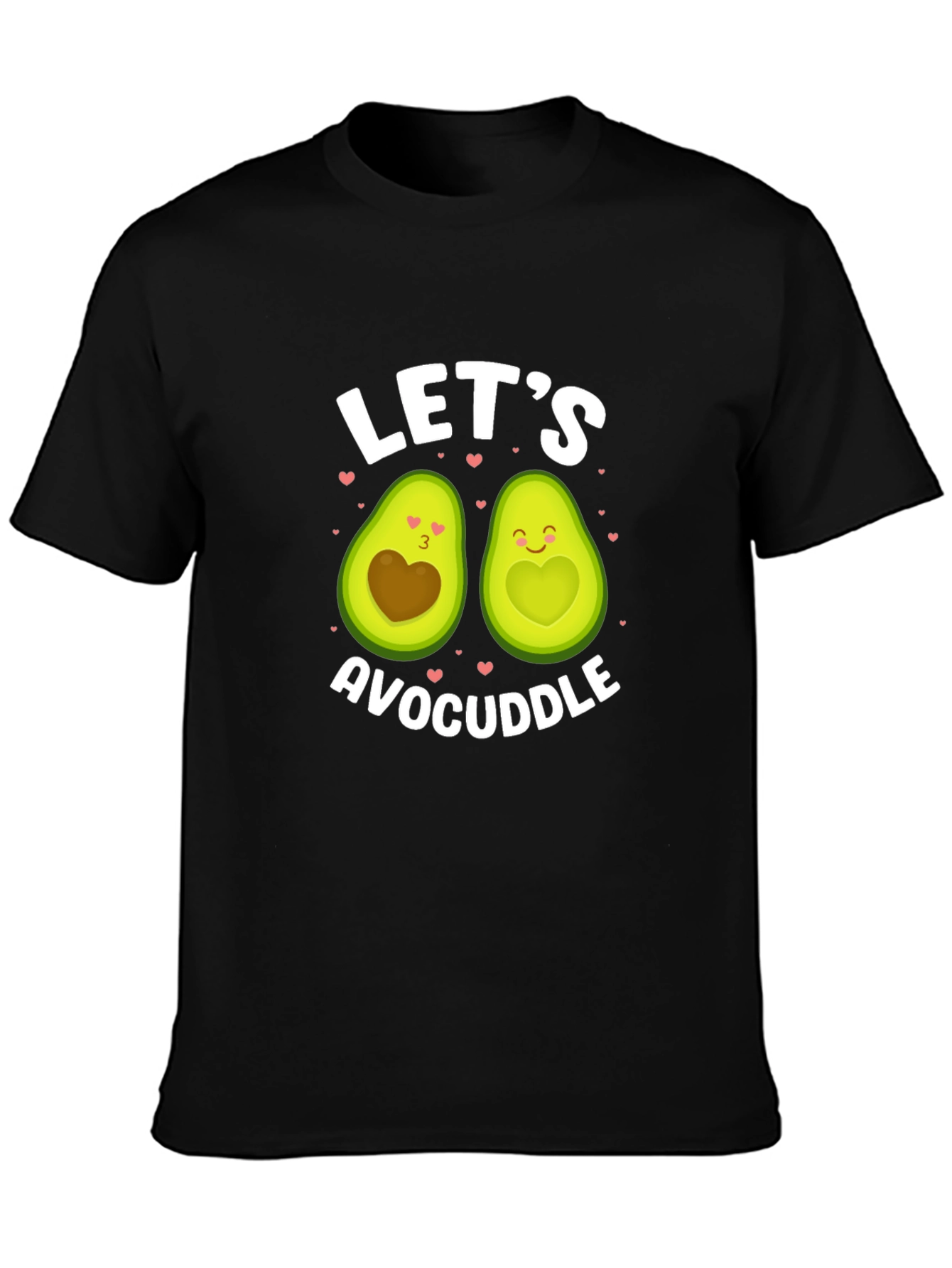 Avocado Couple Graphic Tee: Lets Avocuddle
