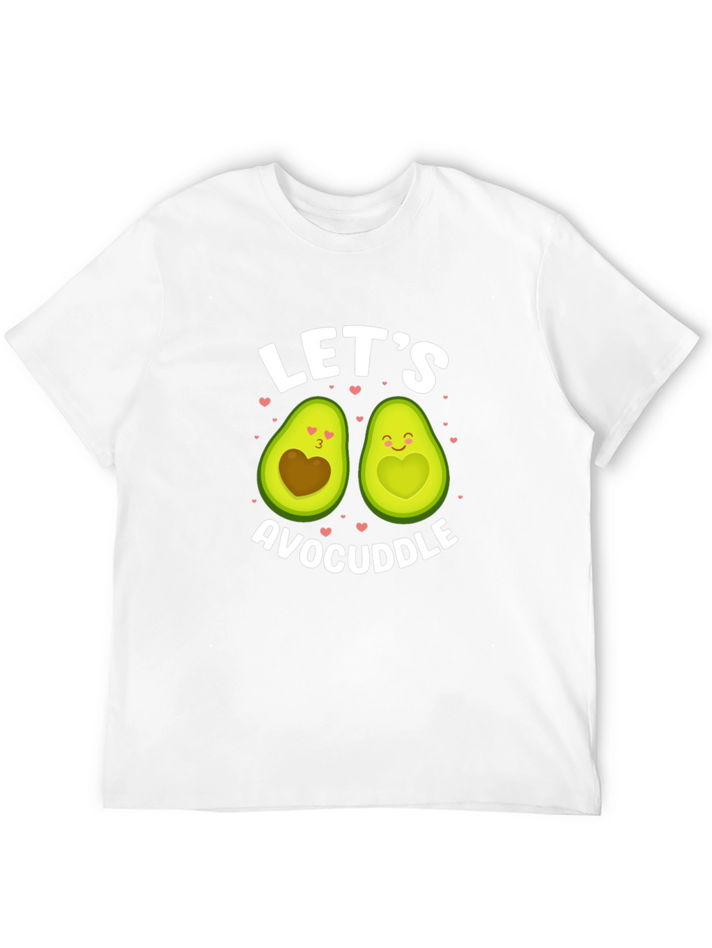 Avocado Couple Graphic Tee: Lets Avocuddle