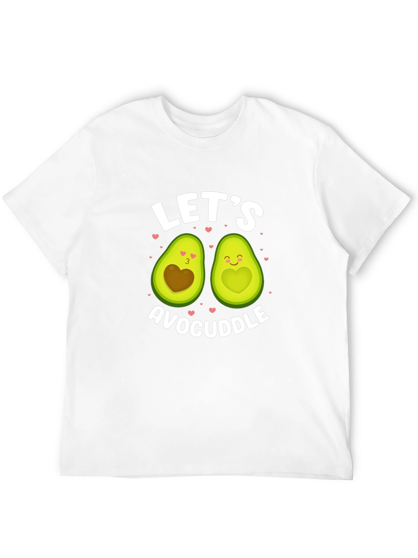 Avocado Couple Graphic Tee: Lets Avocuddle