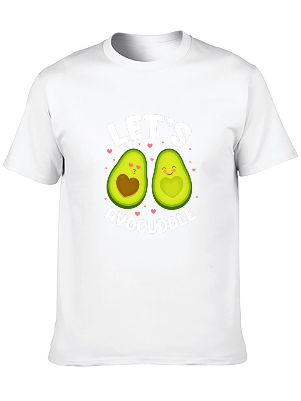 Avocado Couple Graphic Tee: Lets Avocuddle