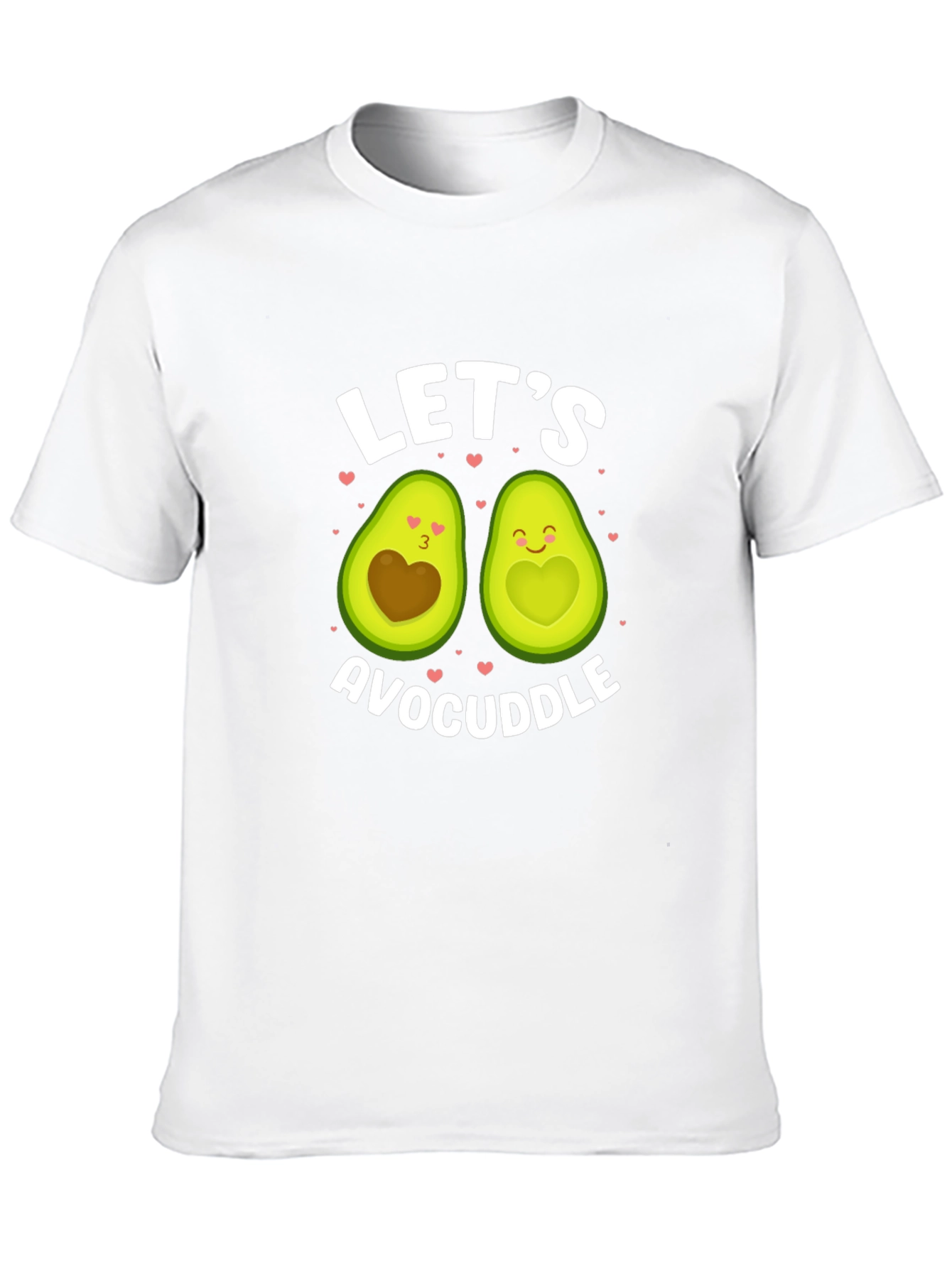 Avocado Couple Graphic Tee: Lets Avocuddle