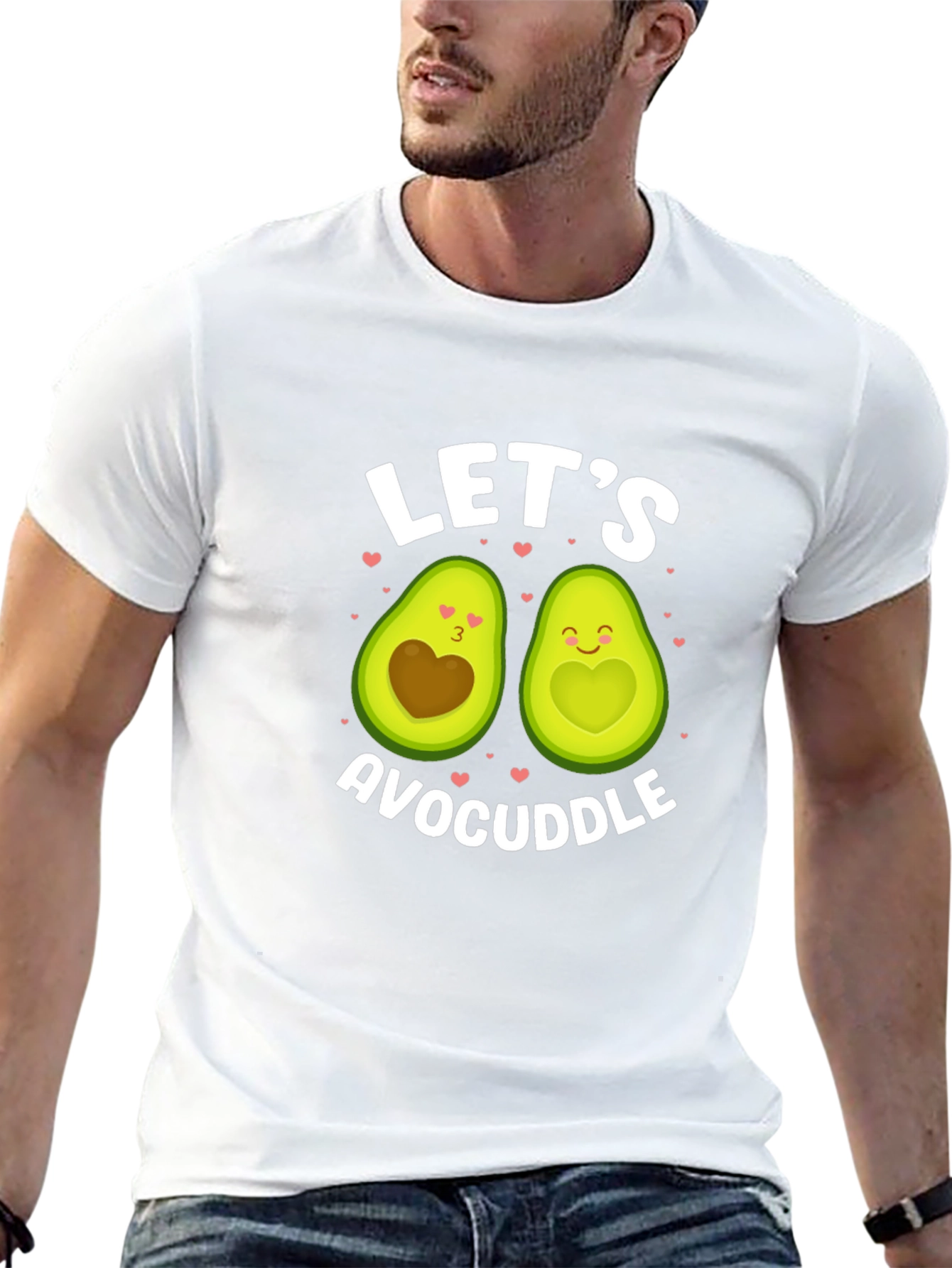 Avocado Couple Graphic Tee: Lets Avocuddle