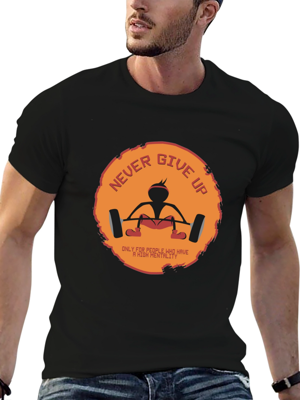 Never Give Up Graphic Tee - High Mentality