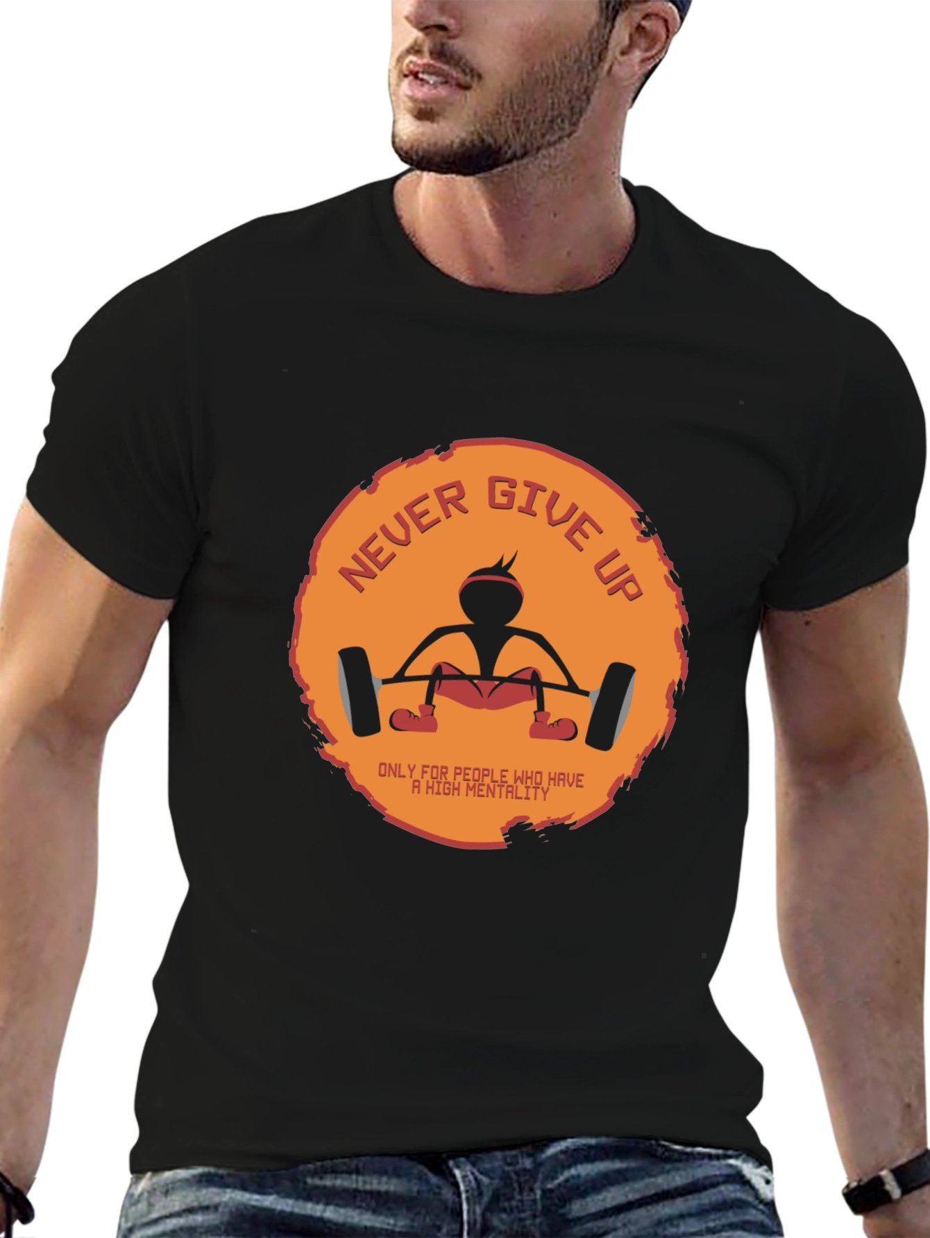 Never Give Up Graphic Tee - High Mentality