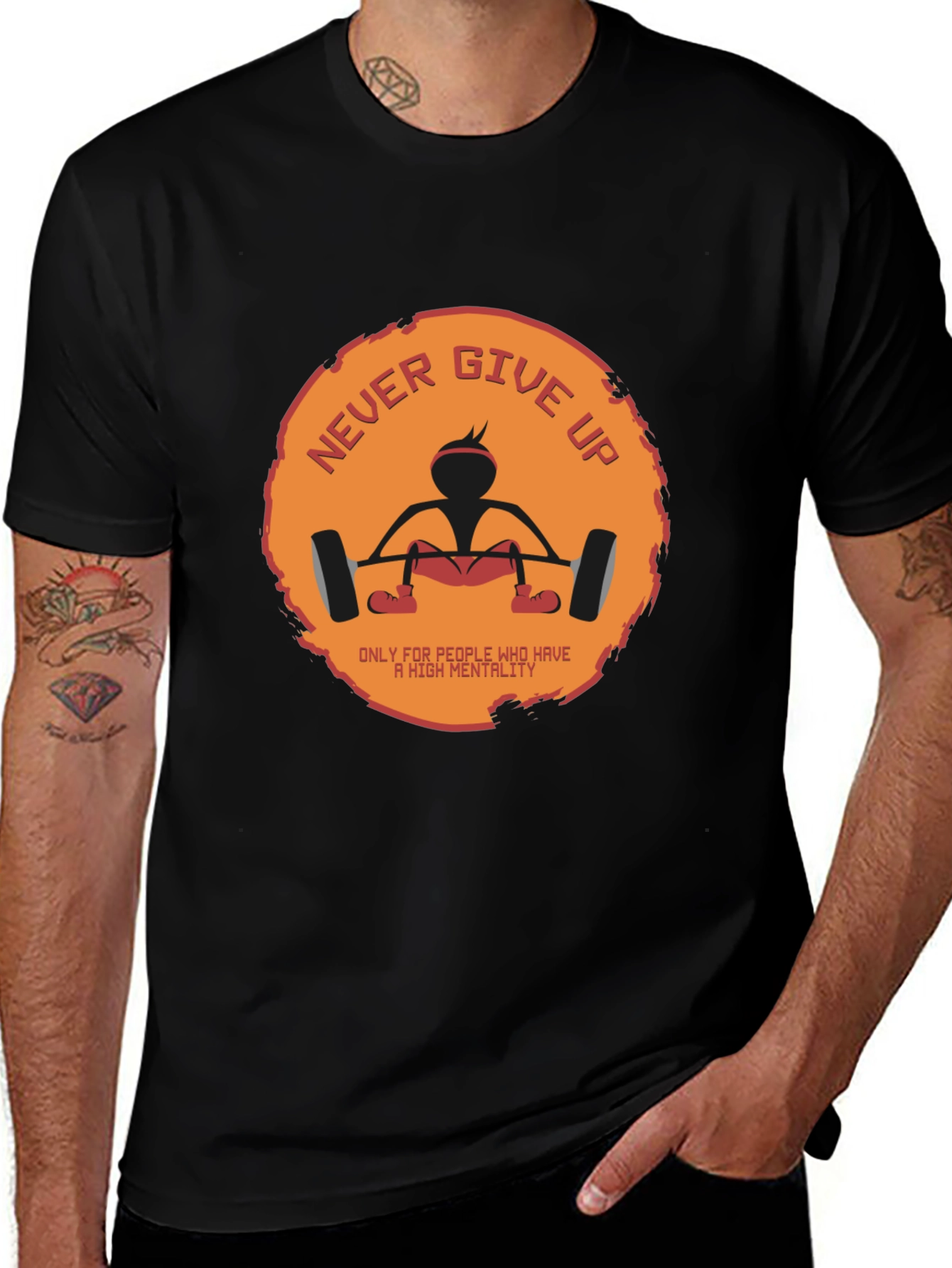 Never Give Up Graphic Tee - High Mentality
