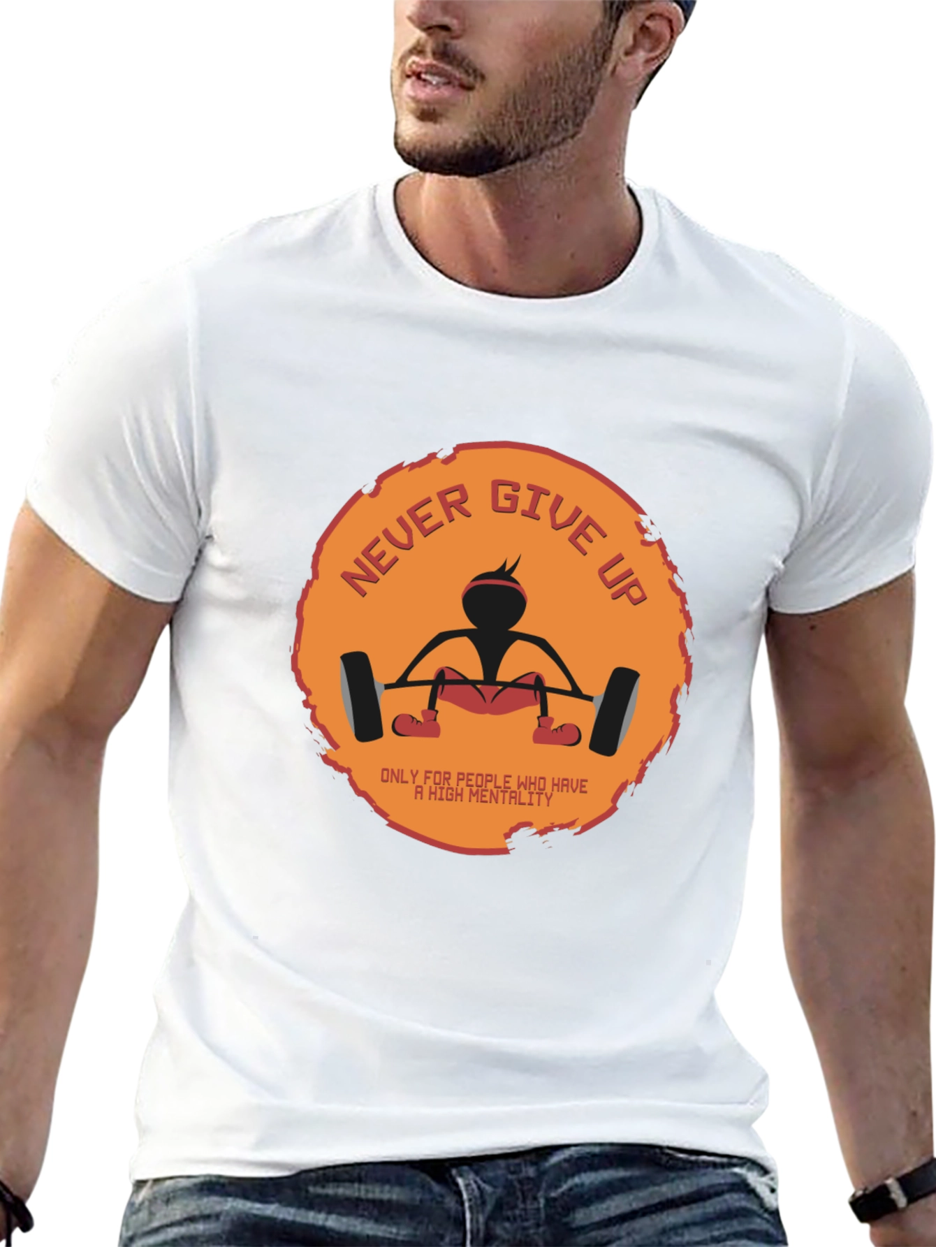 Never Give Up Graphic Tee - High Mentality