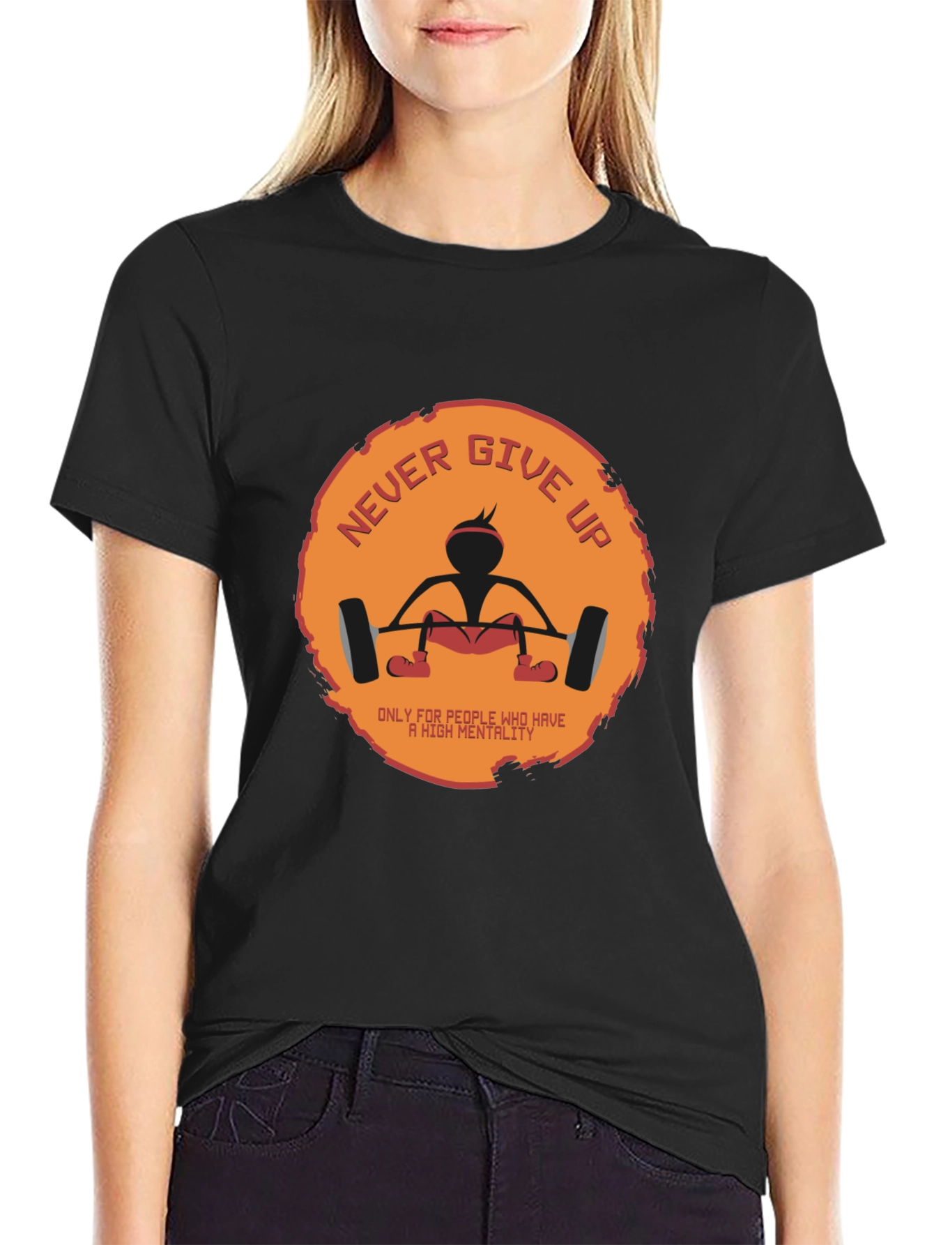 Never Give Up Graphic Tee - High Mentality