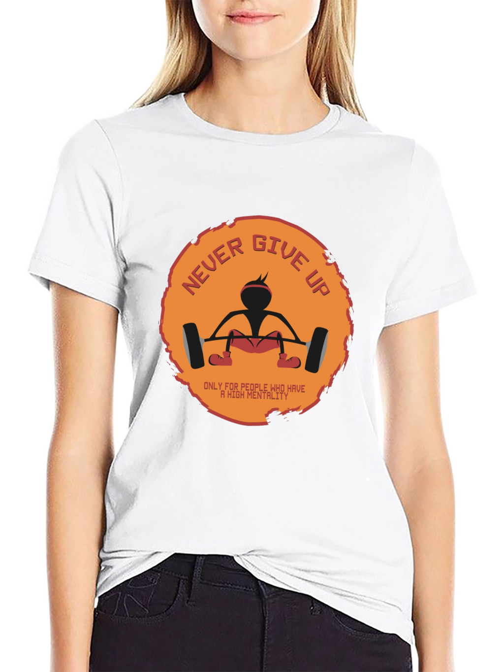 Never Give Up Graphic Tee - High Mentality