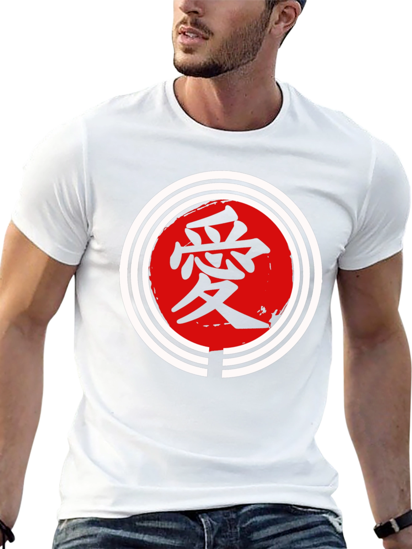 Japanese Love Symbol Graphic Tee