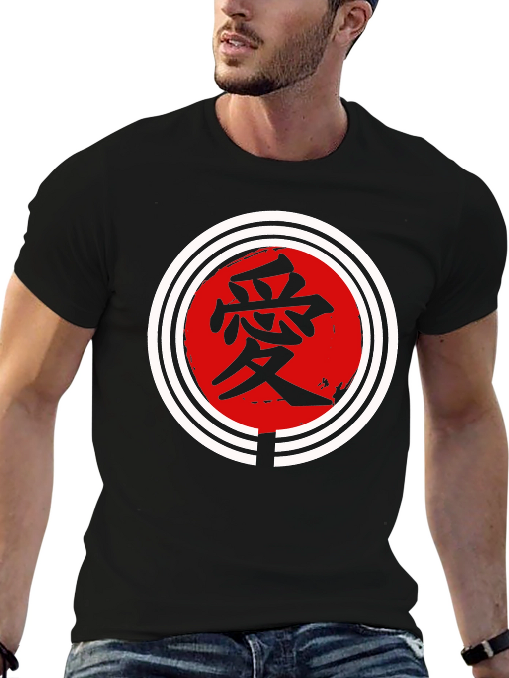 Japanese Love Symbol Graphic Tee