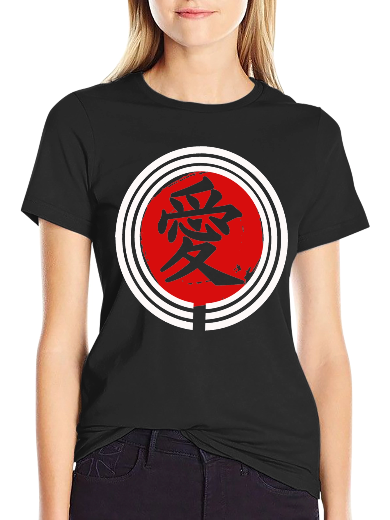 Japanese Love Symbol Graphic Tee
