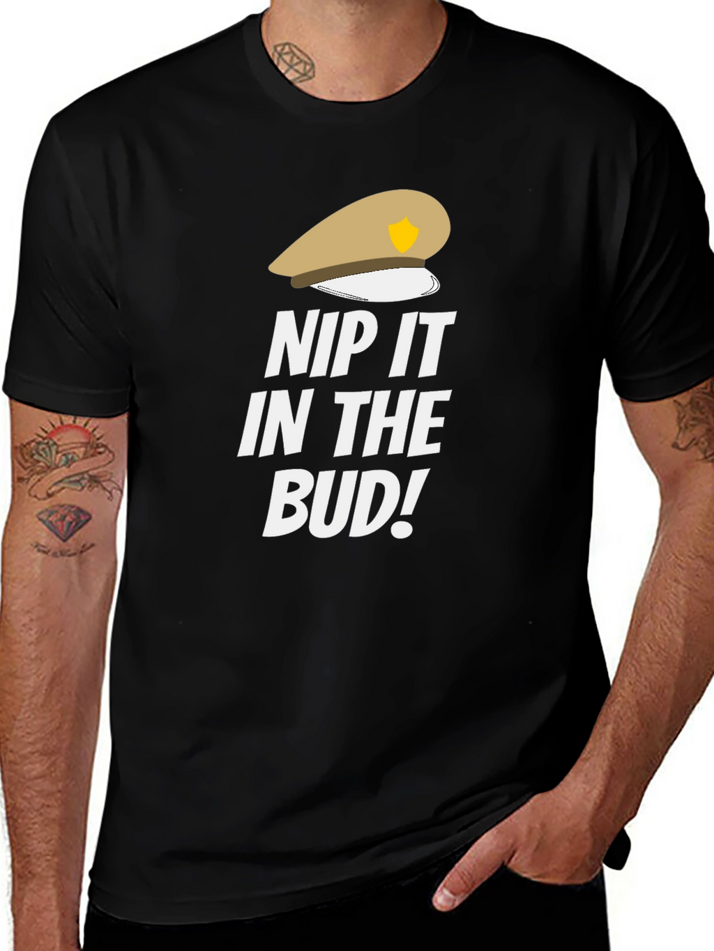 Nip it in the Bud! Funny T-Shirt