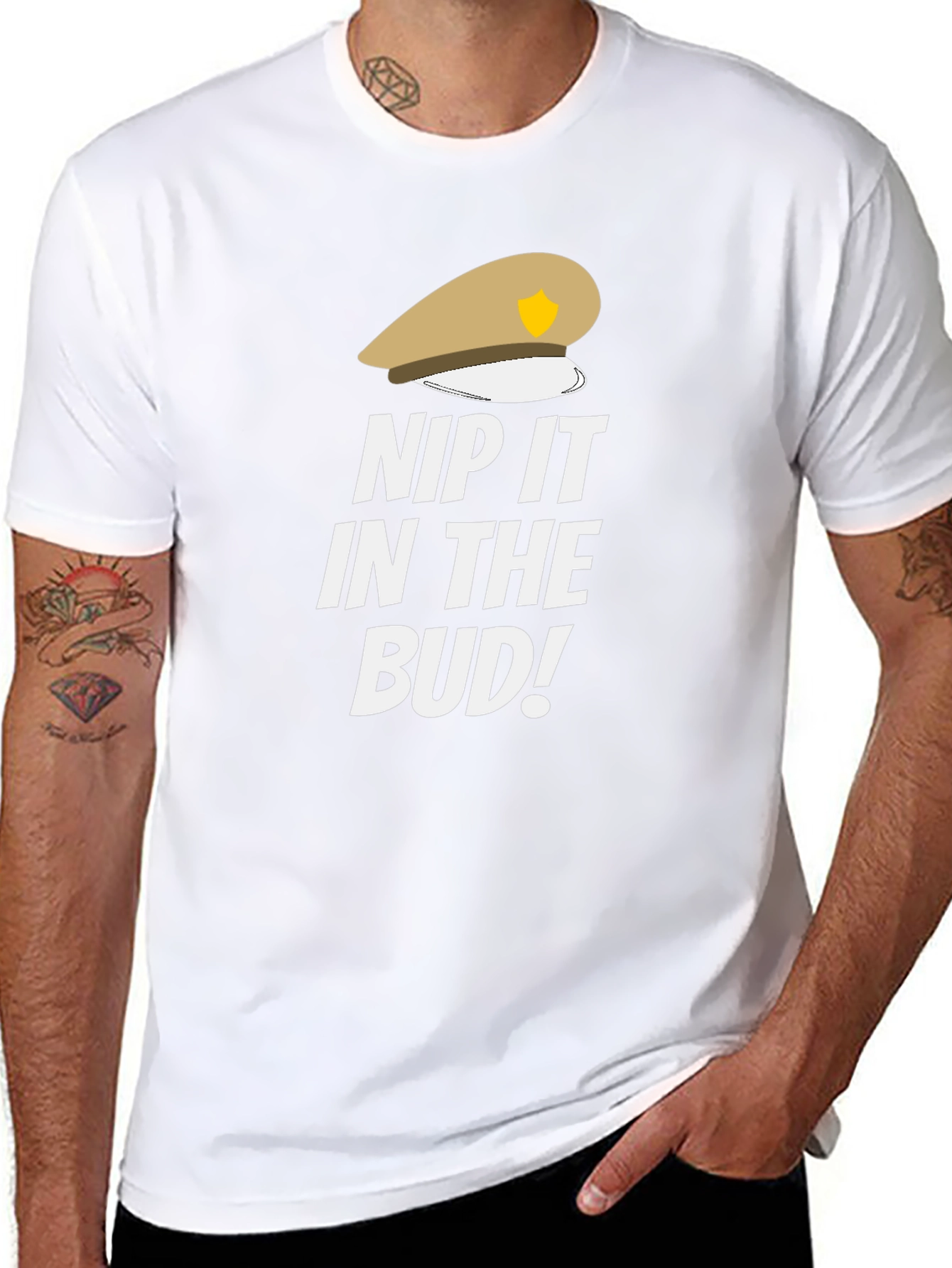 Nip it in the Bud! Funny T-Shirt