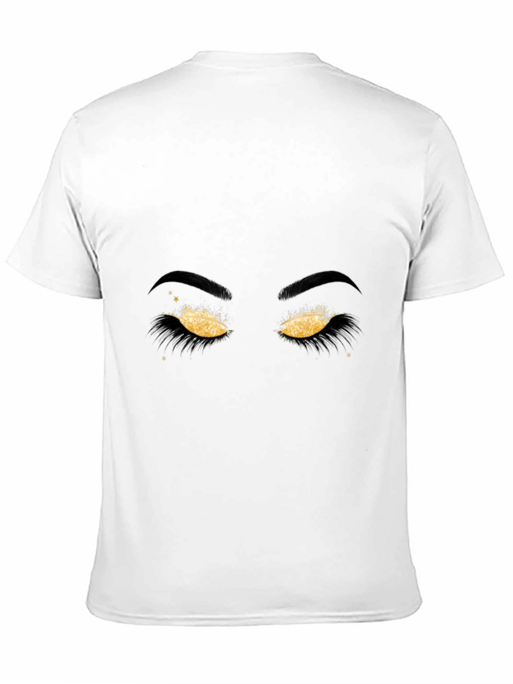 Golden Eyes Graphic Tee - Stylish Mens Black T-Shirt