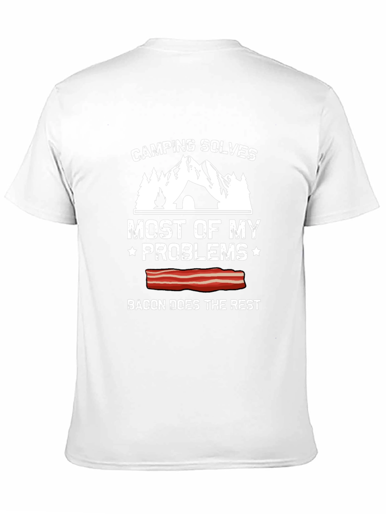 Camping Solves Most Problems Graphic Tee