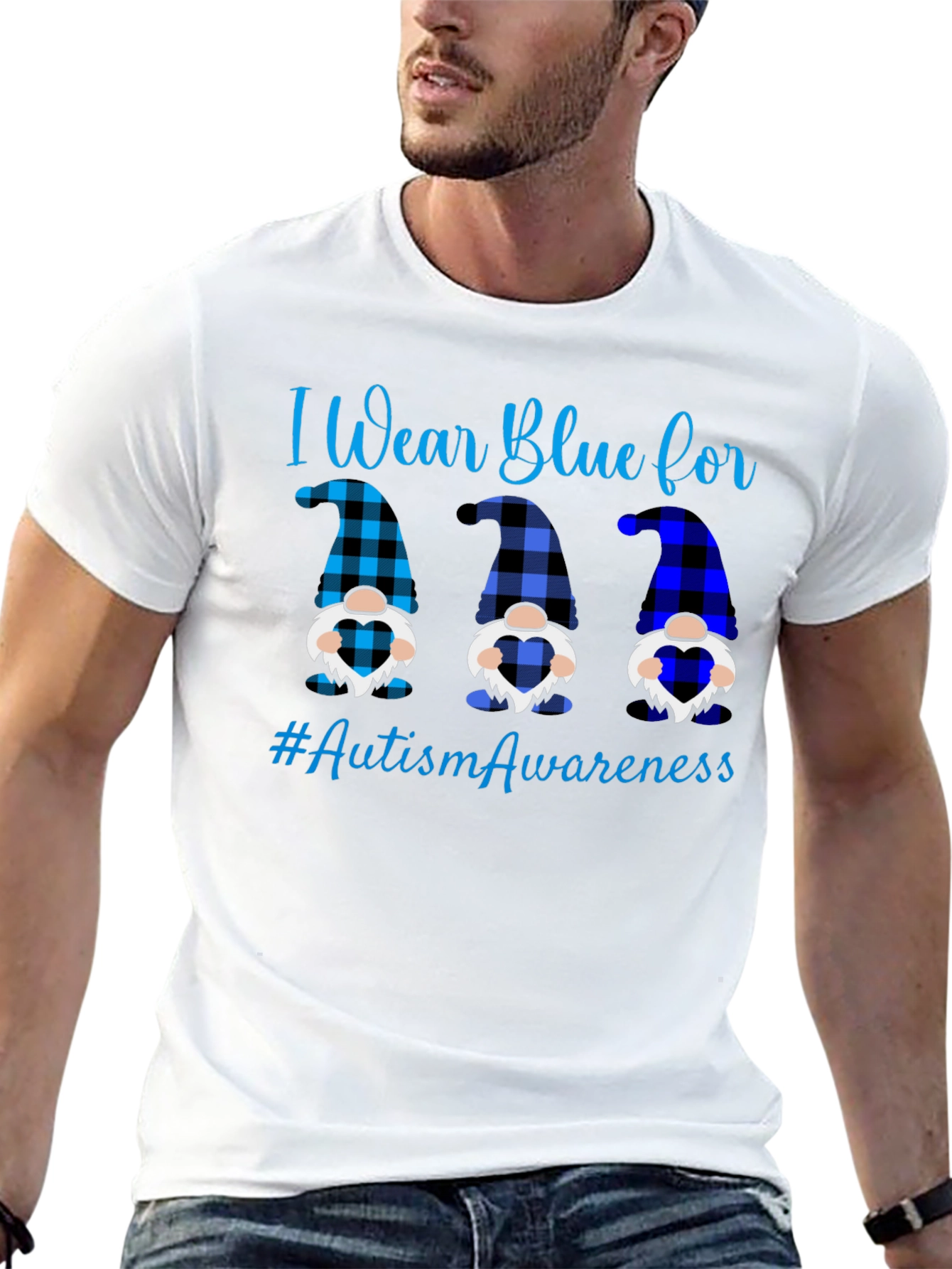 Autism Awareness Blue Gnomes T-Shirt