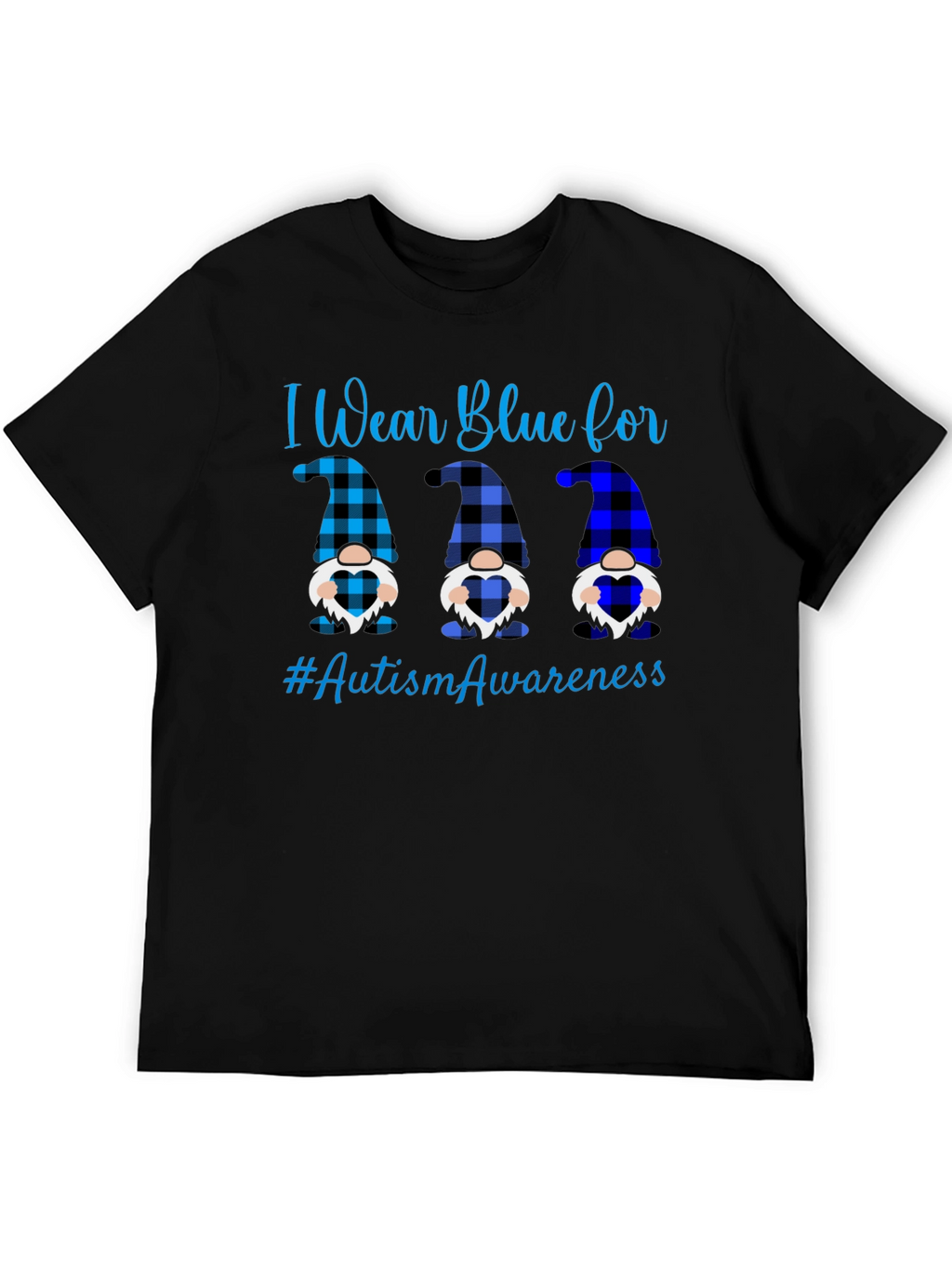 Autism Awareness Blue Gnomes T-Shirt