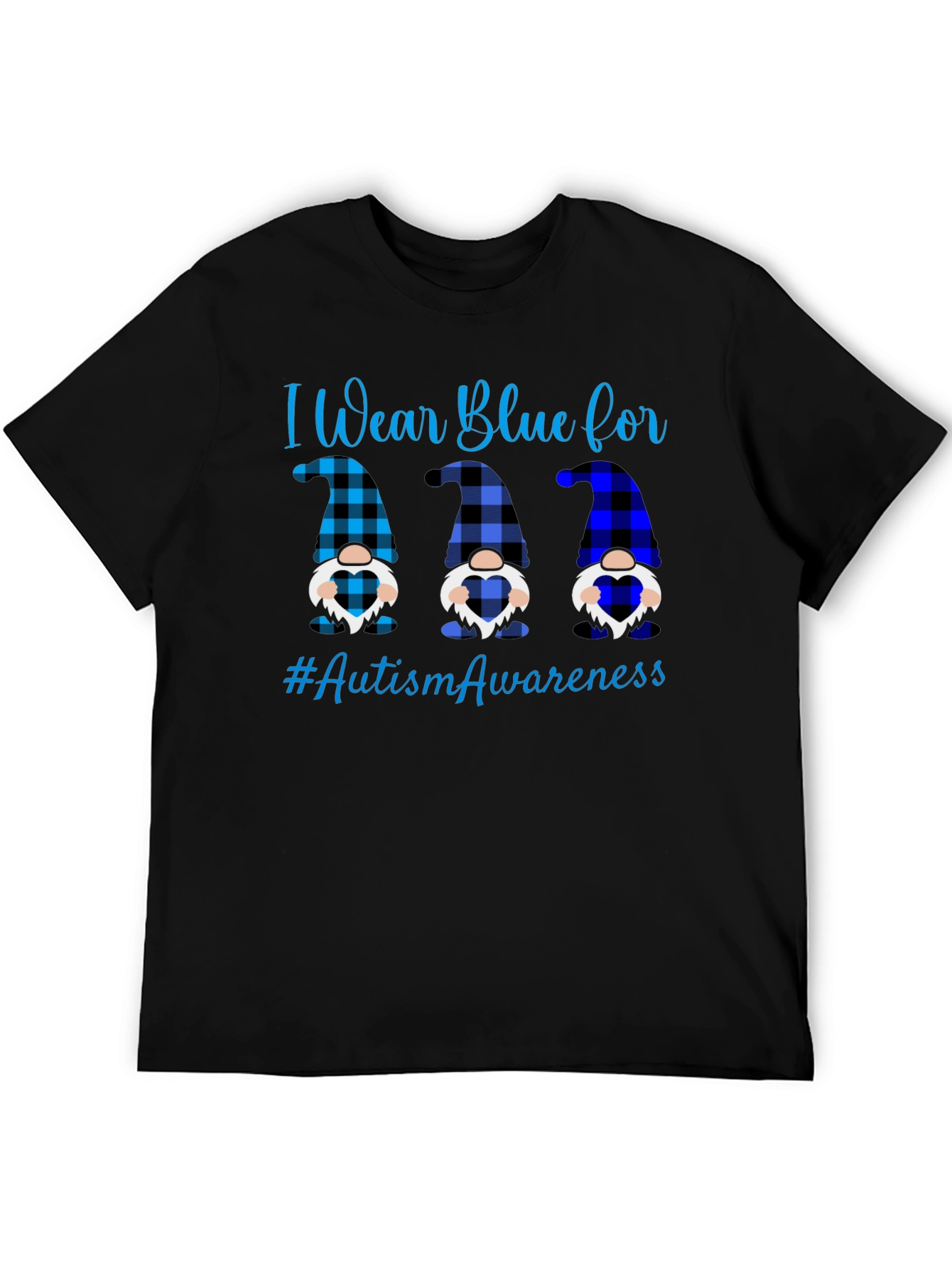 Autism Awareness Blue Gnomes T-Shirt
