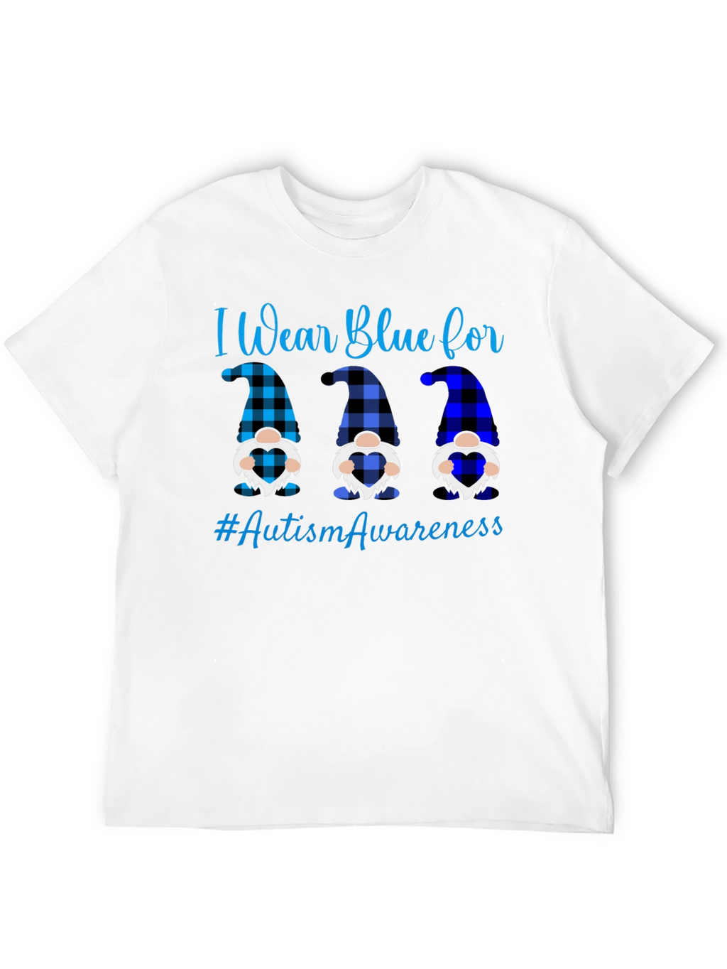 Autism Awareness Blue Gnomes T-Shirt