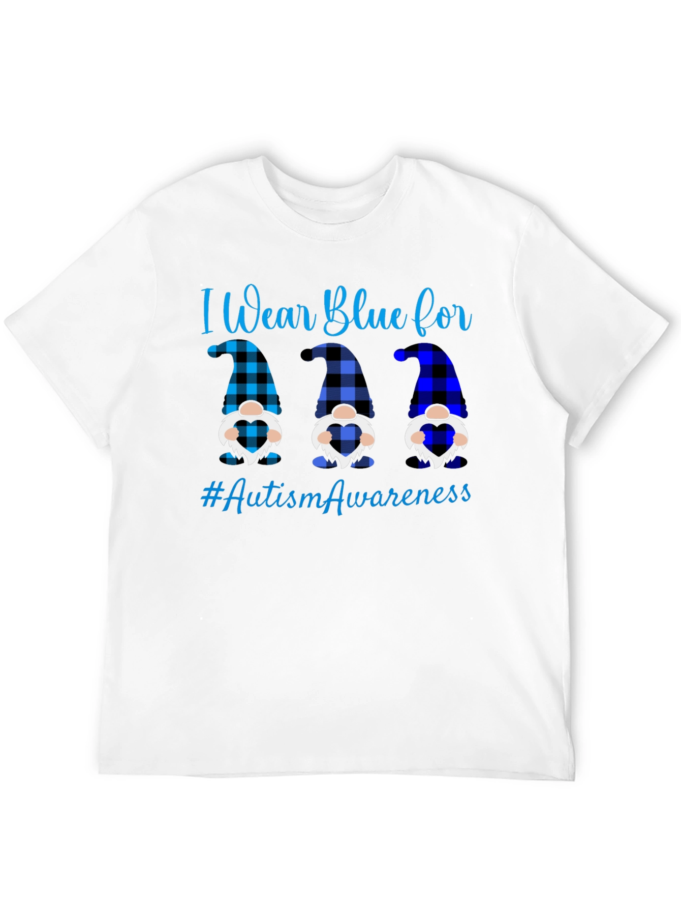 Autism Awareness Blue Gnomes T-Shirt