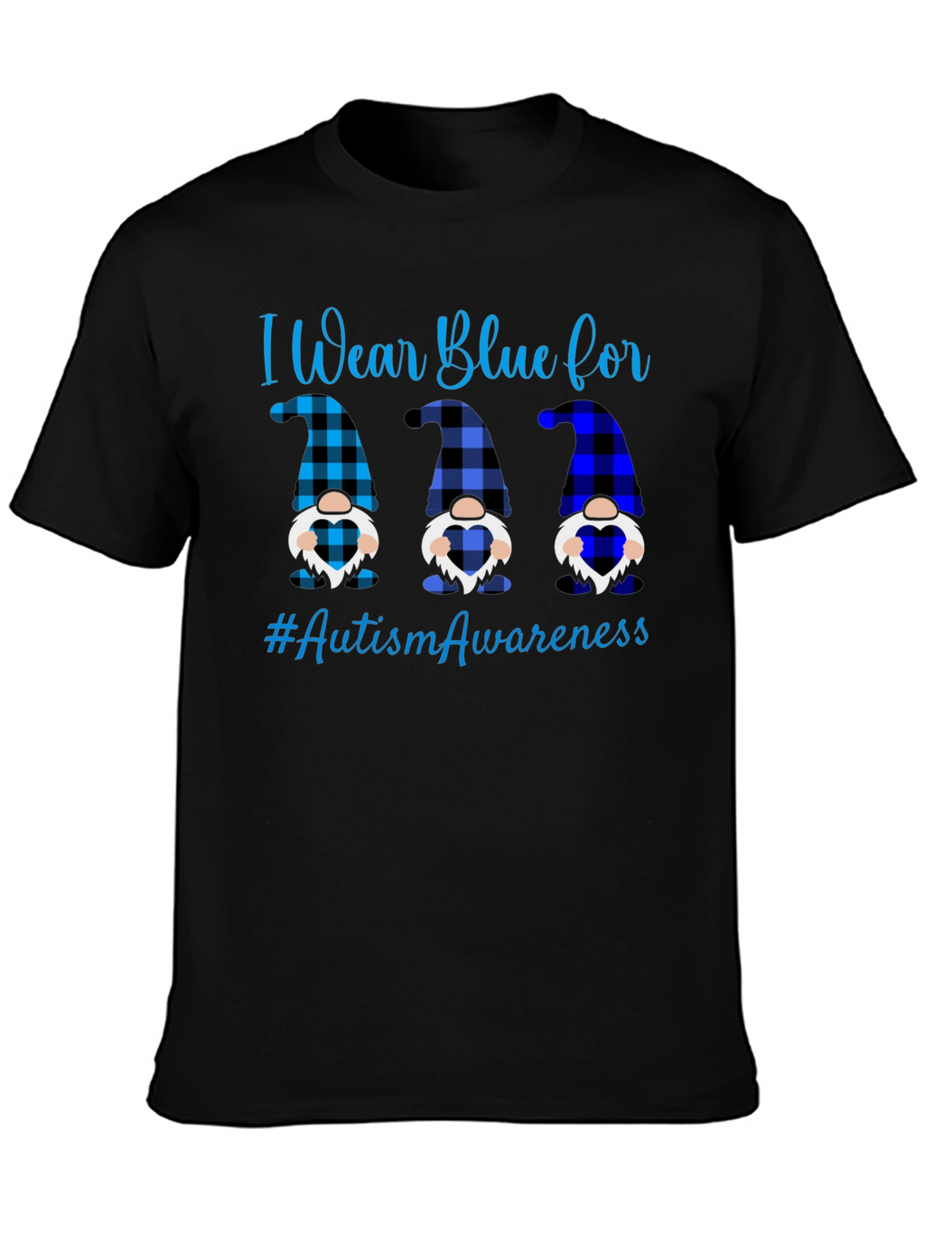 Autism Awareness Blue Gnomes T-Shirt