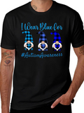 Autism Awareness Blue Gnomes T-Shirt