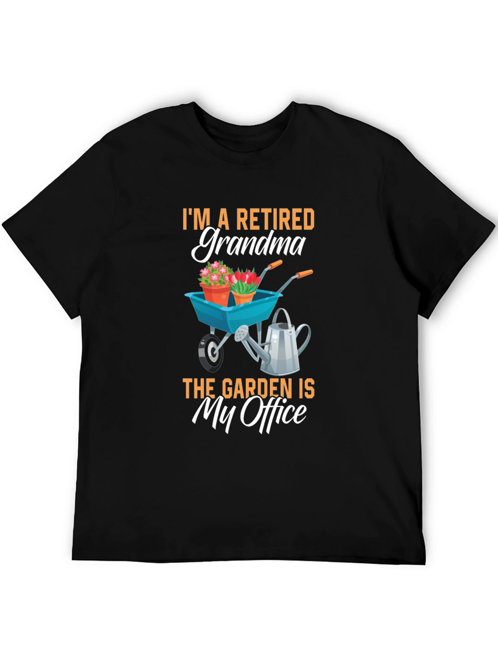 Retired Grandma Garden Office T-Shirt