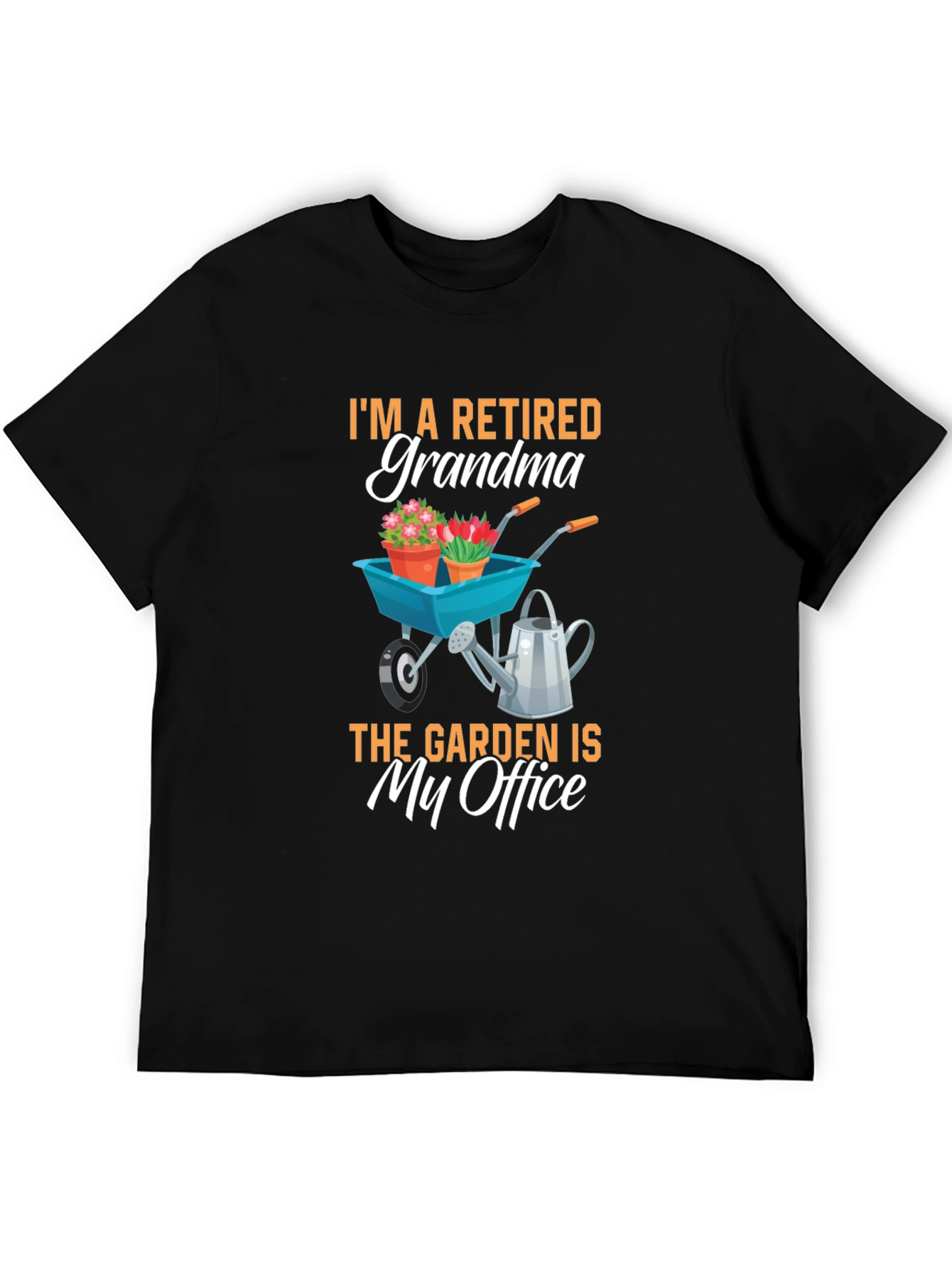 Retired Grandma Garden Office T-Shirt