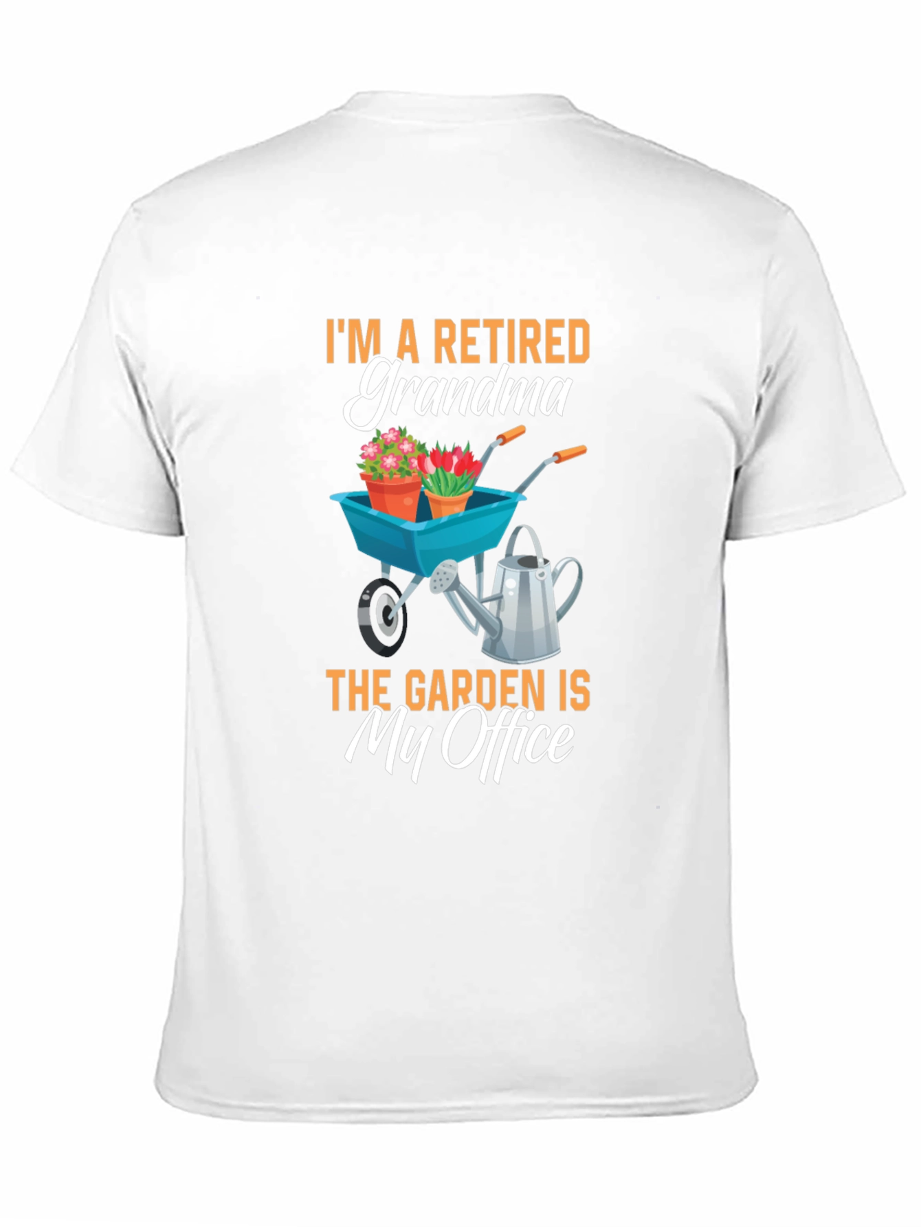 Retired Grandma Garden Office T-Shirt