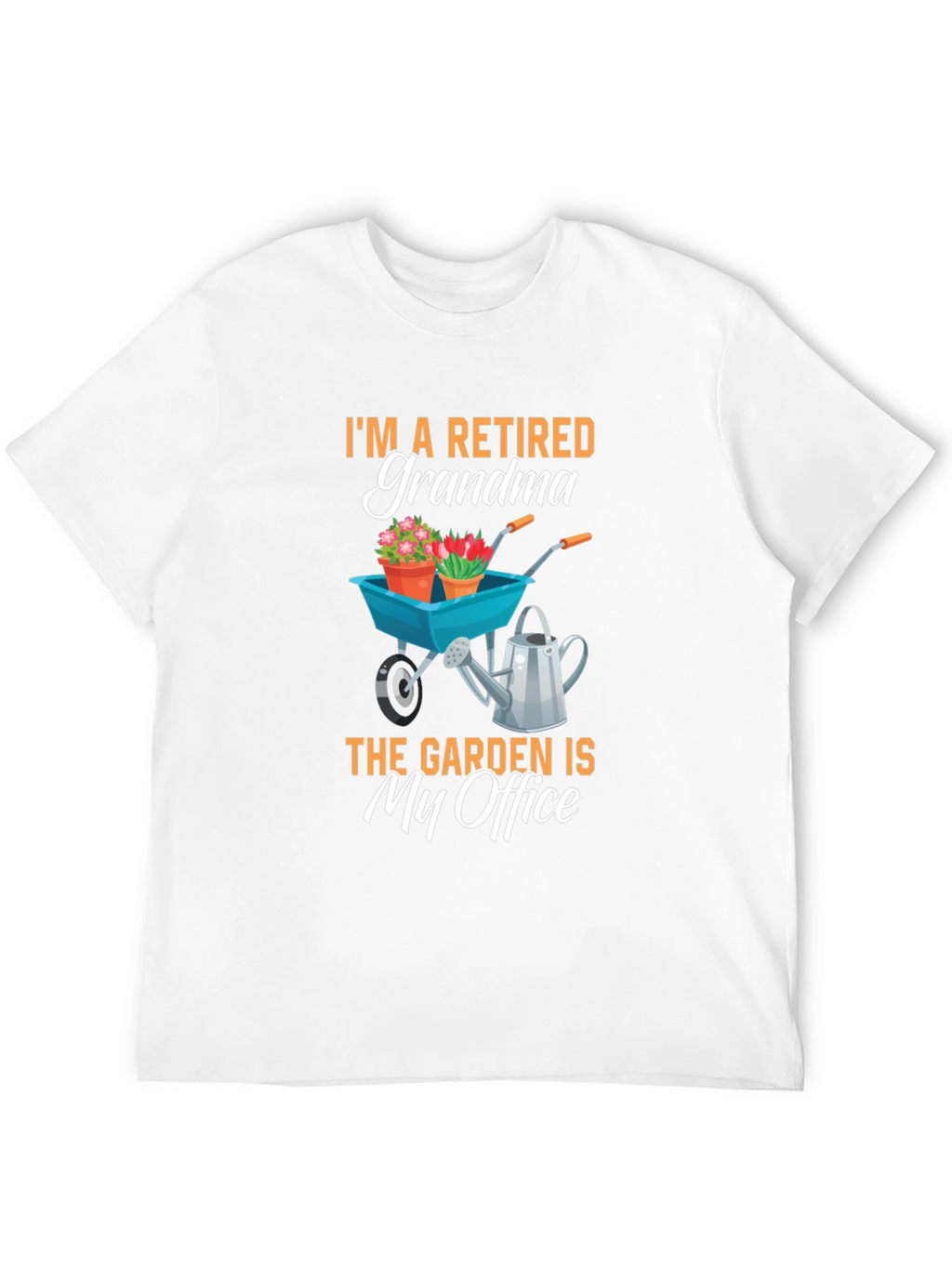 Retired Grandma Garden Office T-Shirt