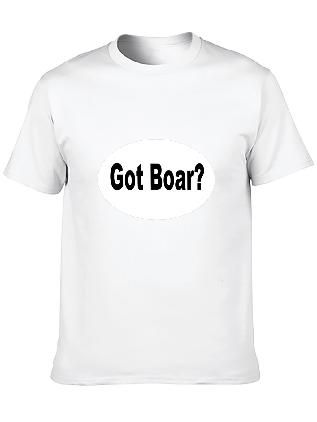 Got Boar? Black Novelty T-Shirt