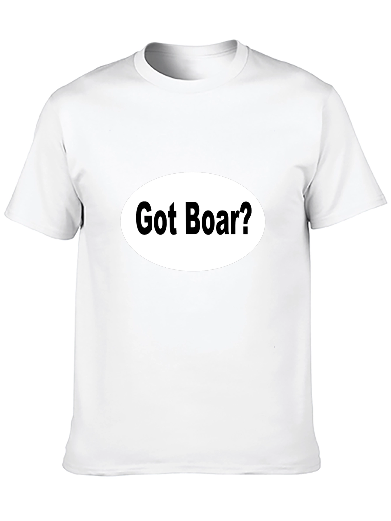 Got Boar? Black Novelty T-Shirt