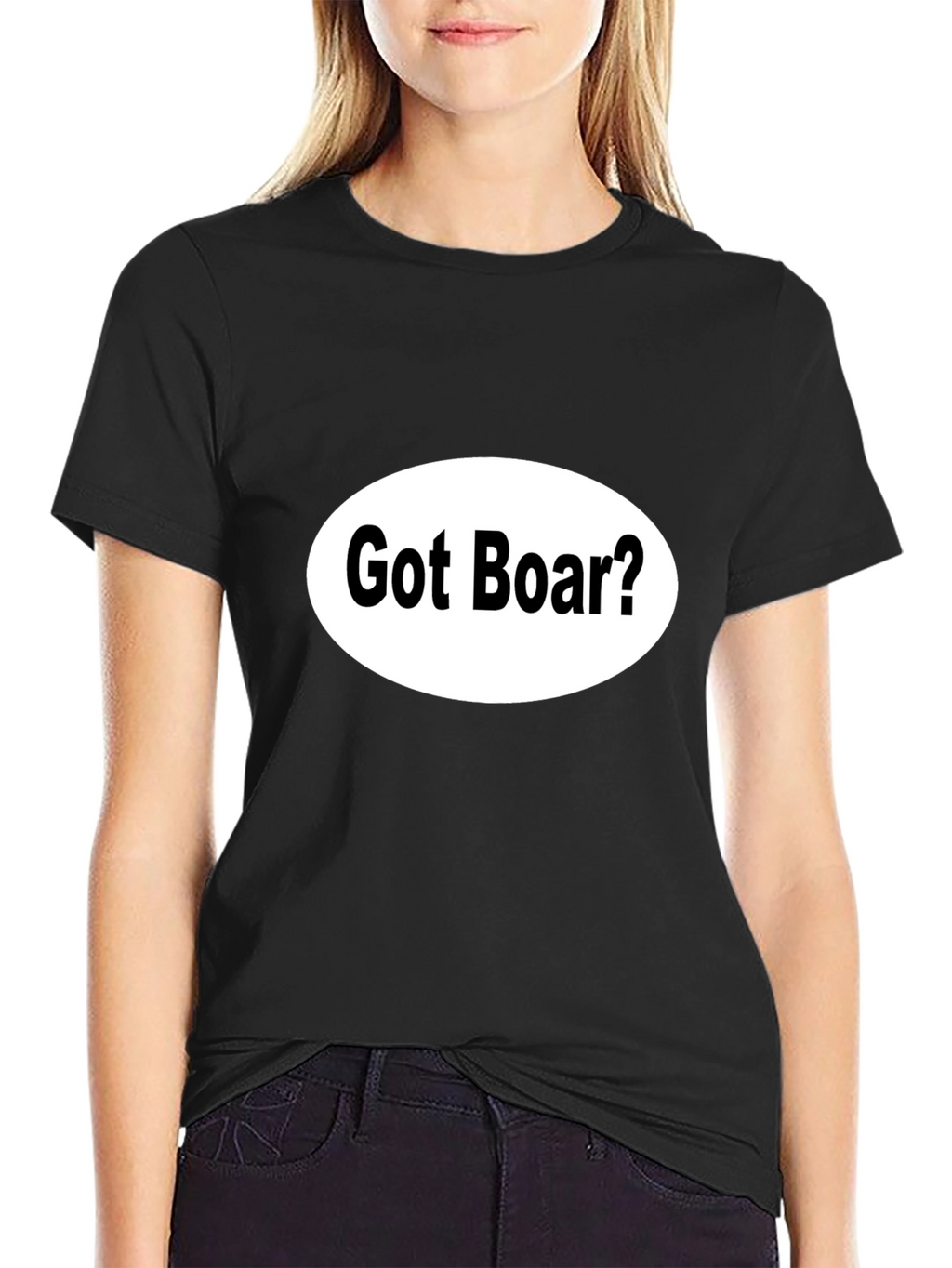 Got Boar? Black Novelty T-Shirt