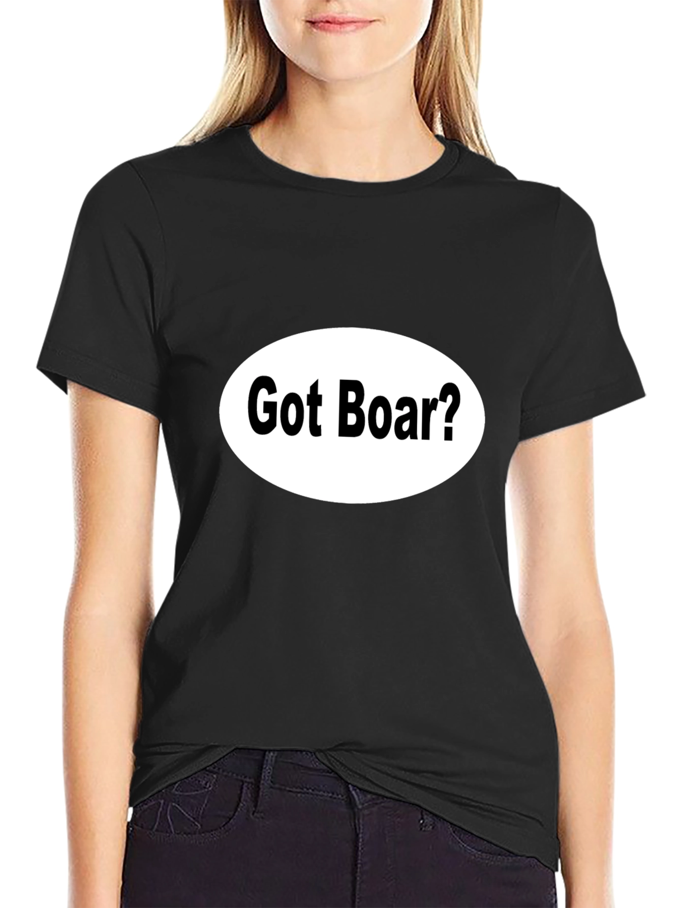 Got Boar? Black Novelty T-Shirt