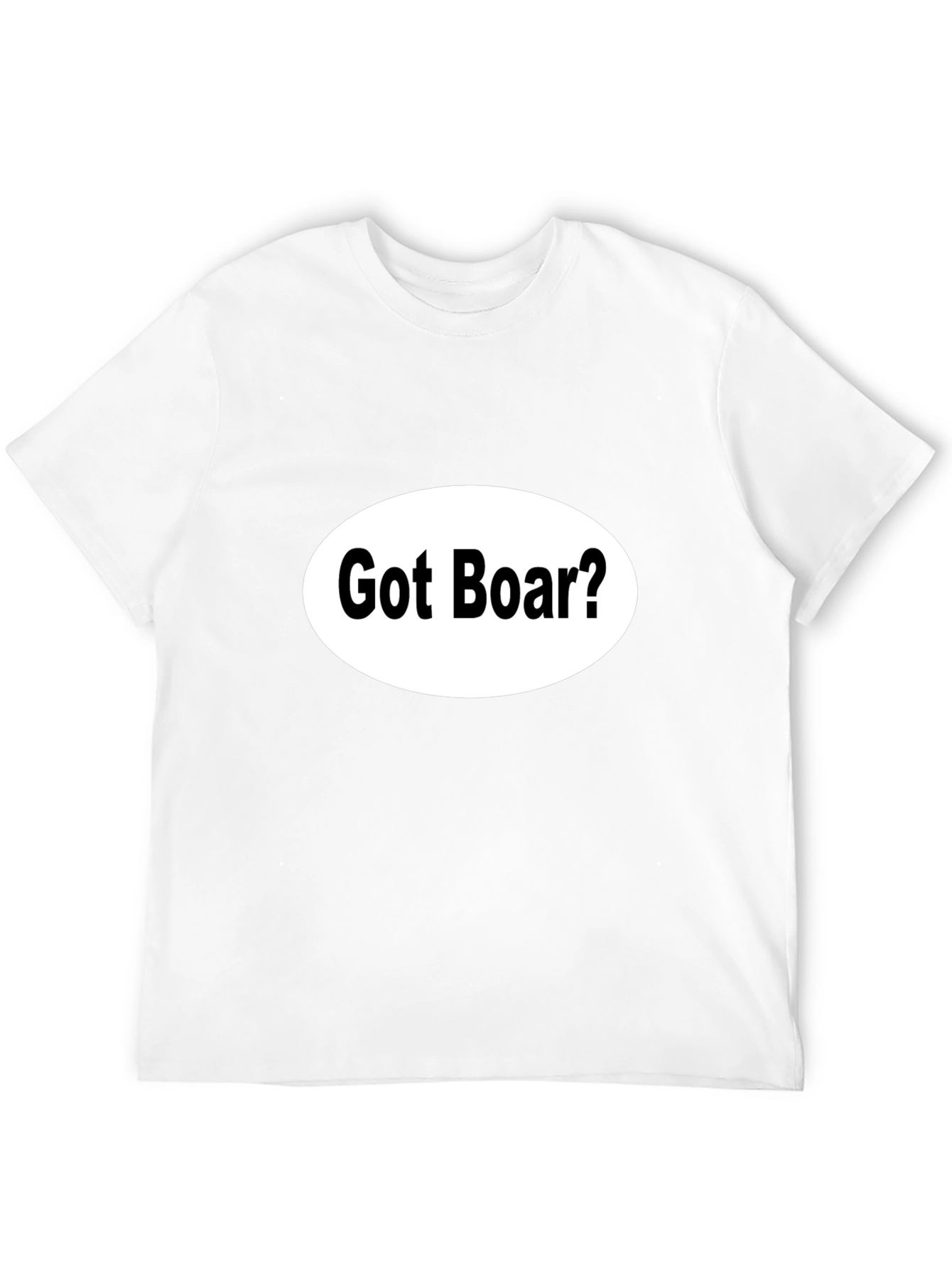 Got Boar? Black Novelty T-Shirt