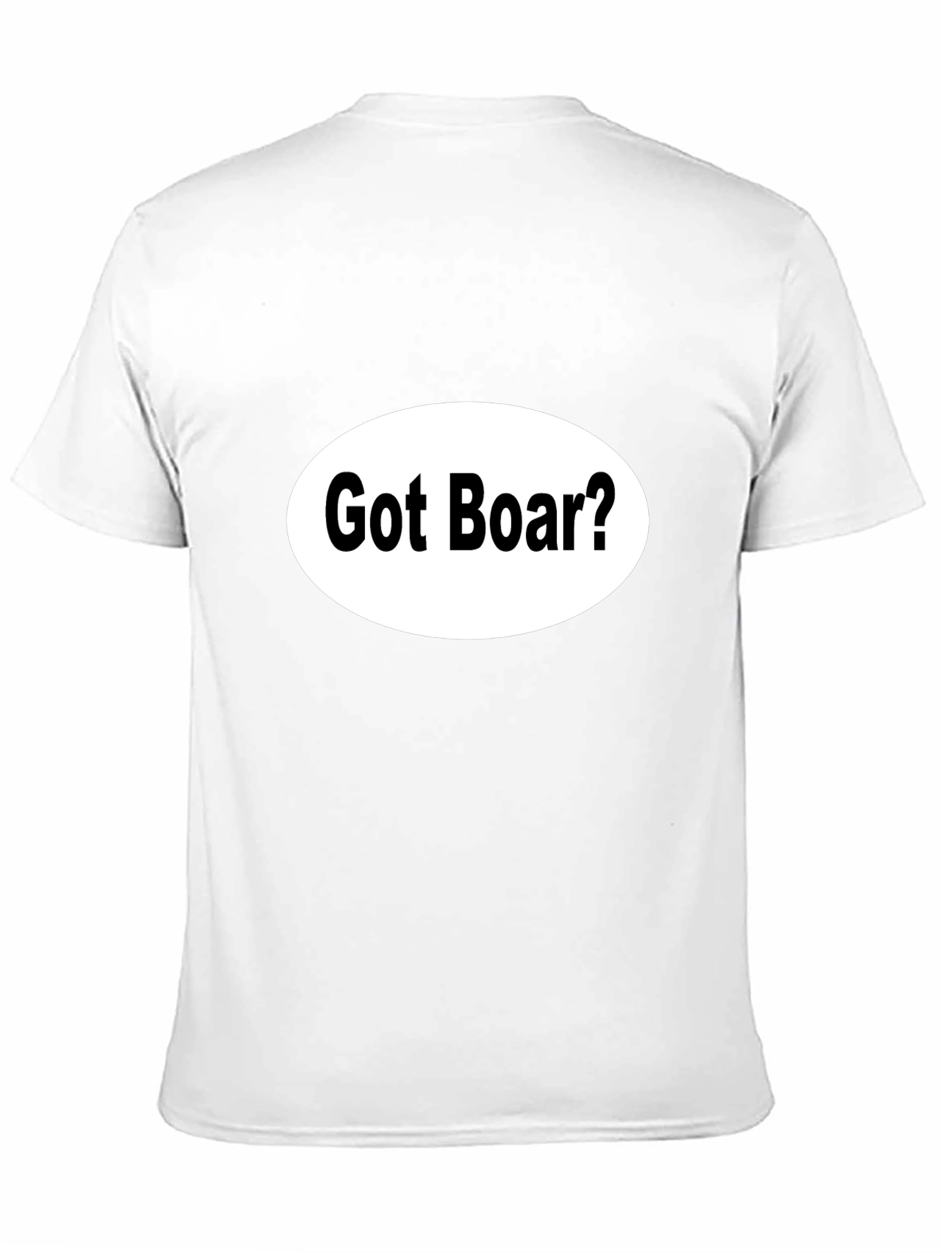 Got Boar? Black Novelty T-Shirt
