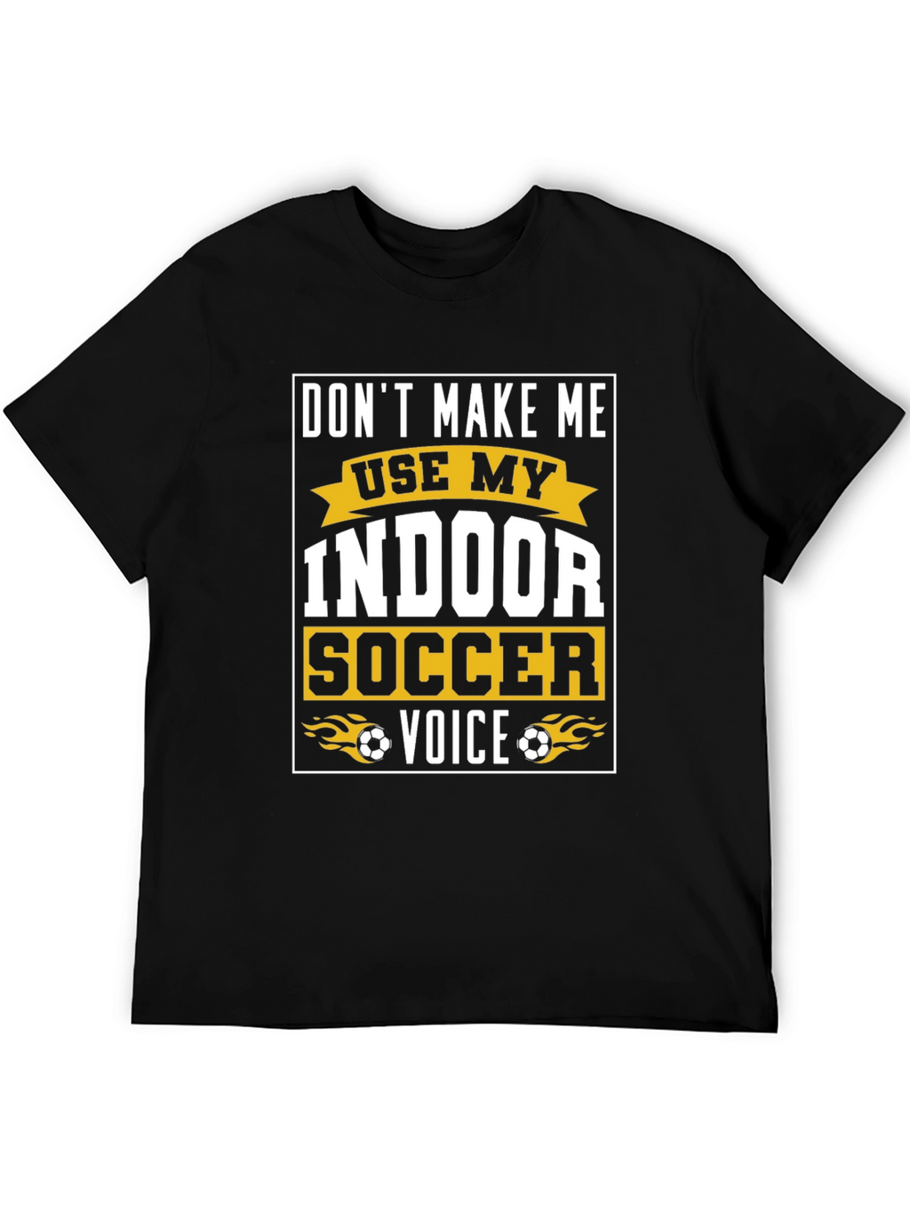 Indoor Soccer Voice Graphic T-Shirt