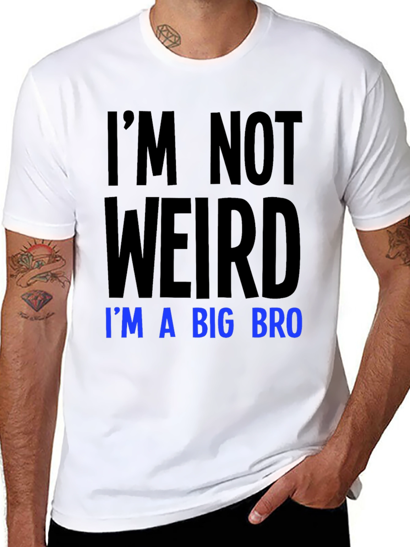 Im Not Weird Im a Big Bro T-Shirt