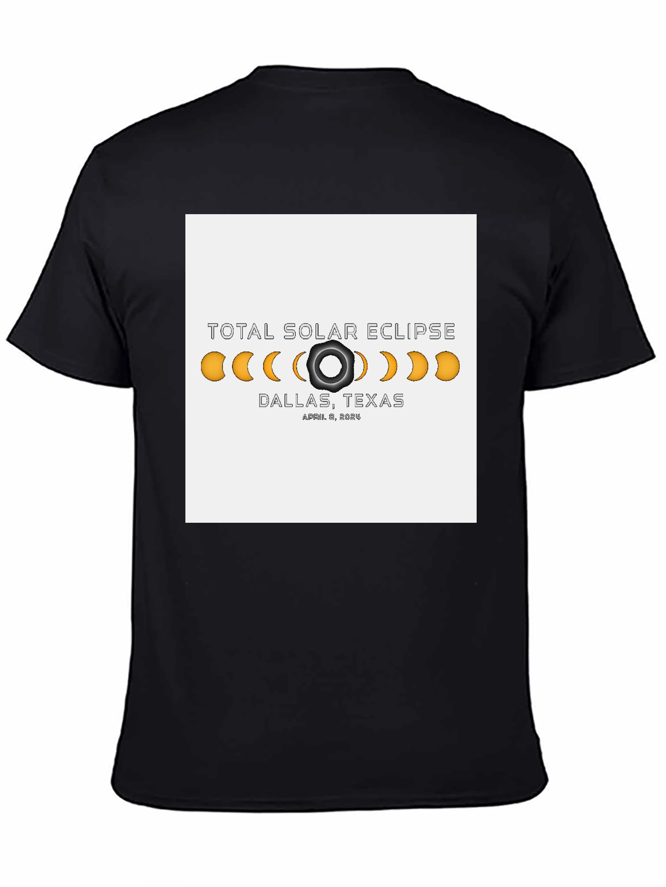 Total Solar Eclipse Dallas Texas April 8 2024 T-Shirt